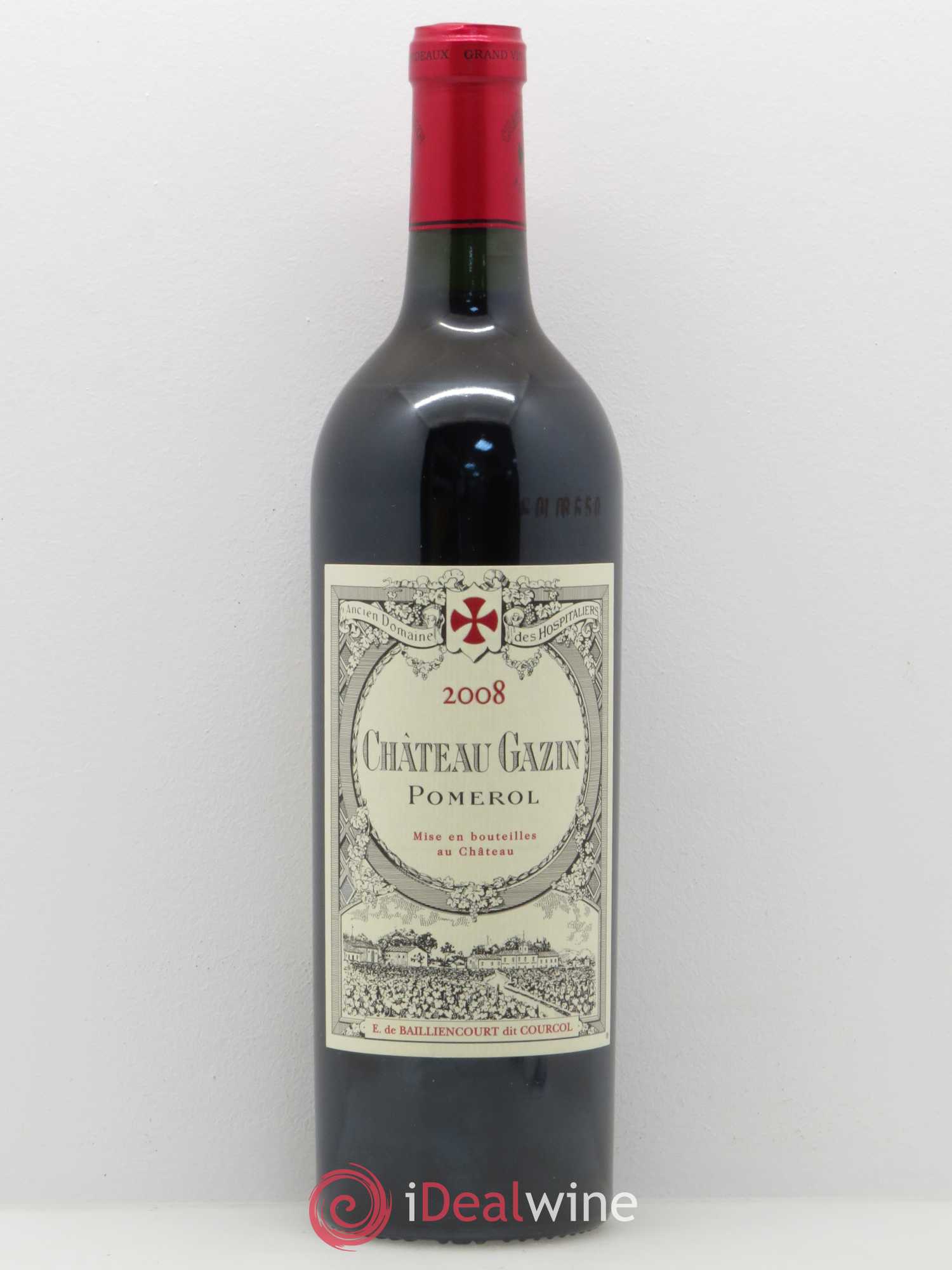 Château Gazin 2008 - Lot de 1 bouteille - 0