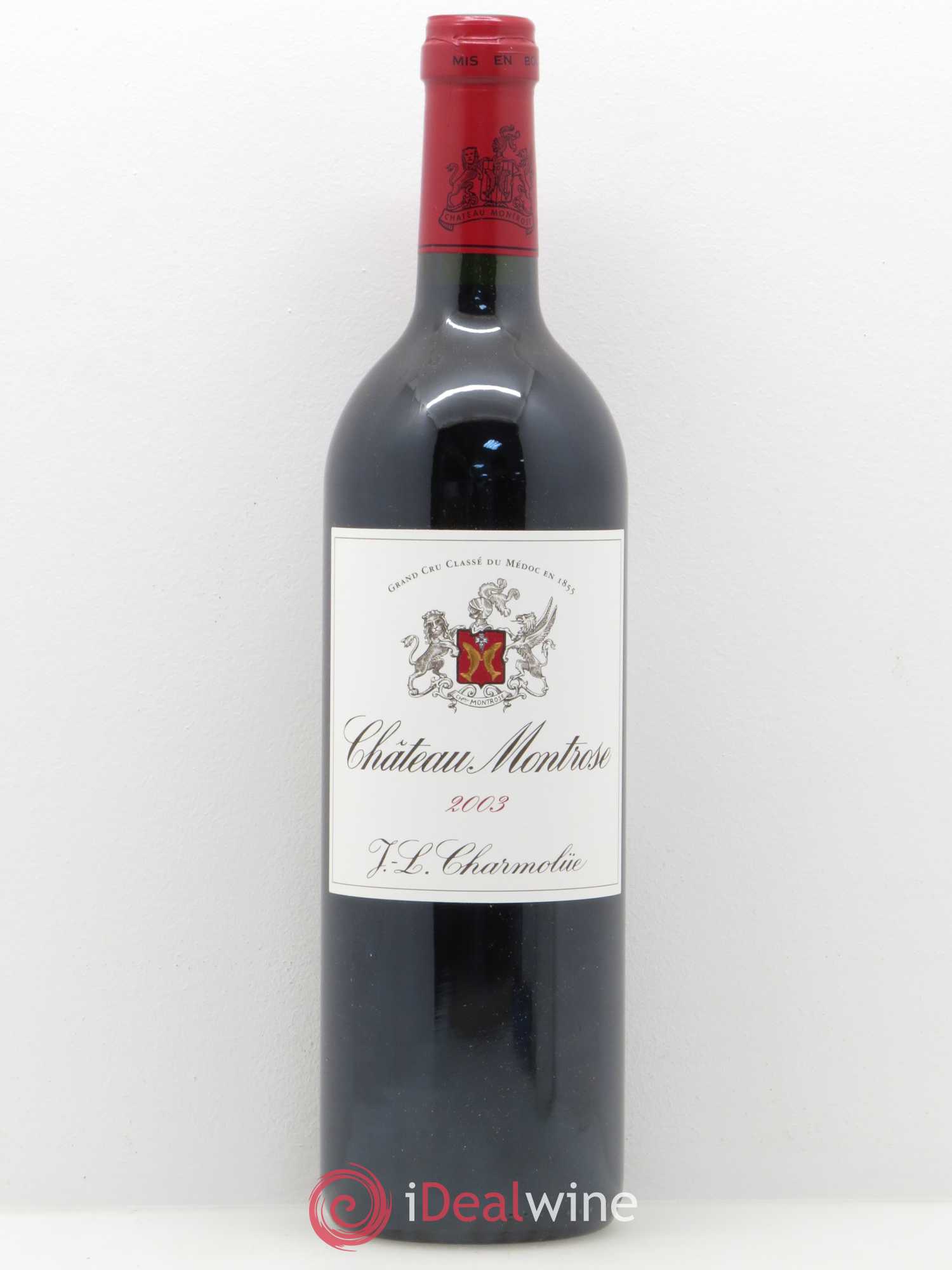 Château Montrose 2ème Grand Cru Classé 2003 - Lot de 1 bouteille - 0