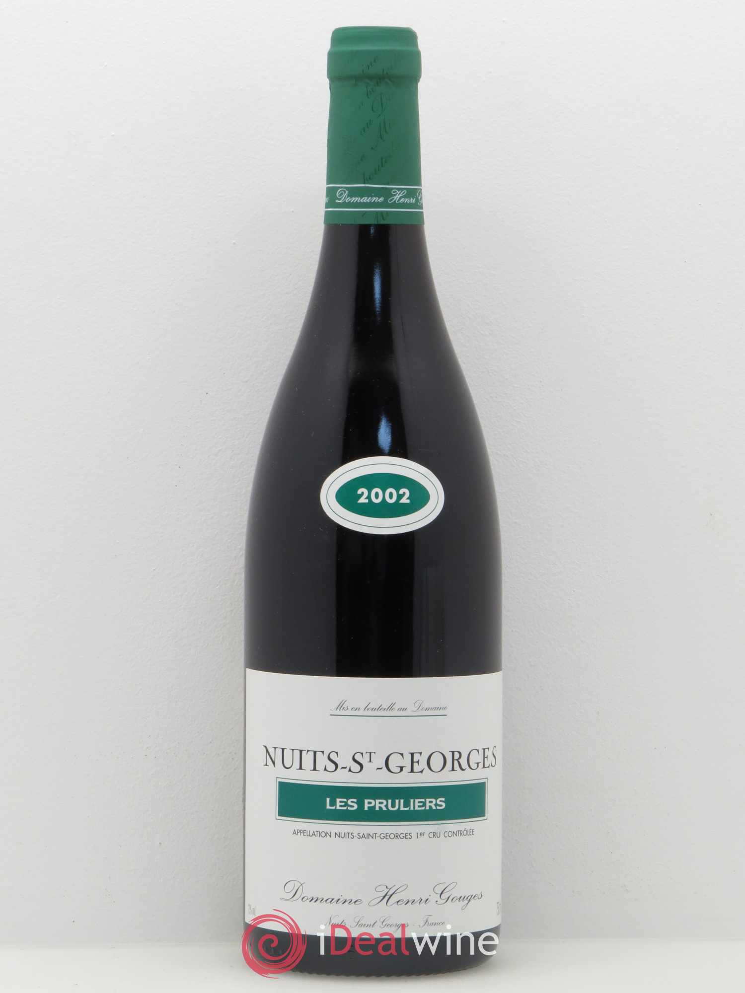 Nuits-Saint-Georges 1er Cru Les Pruliers Henri Gouges 2002 - Lot de 1 bouteille - 0