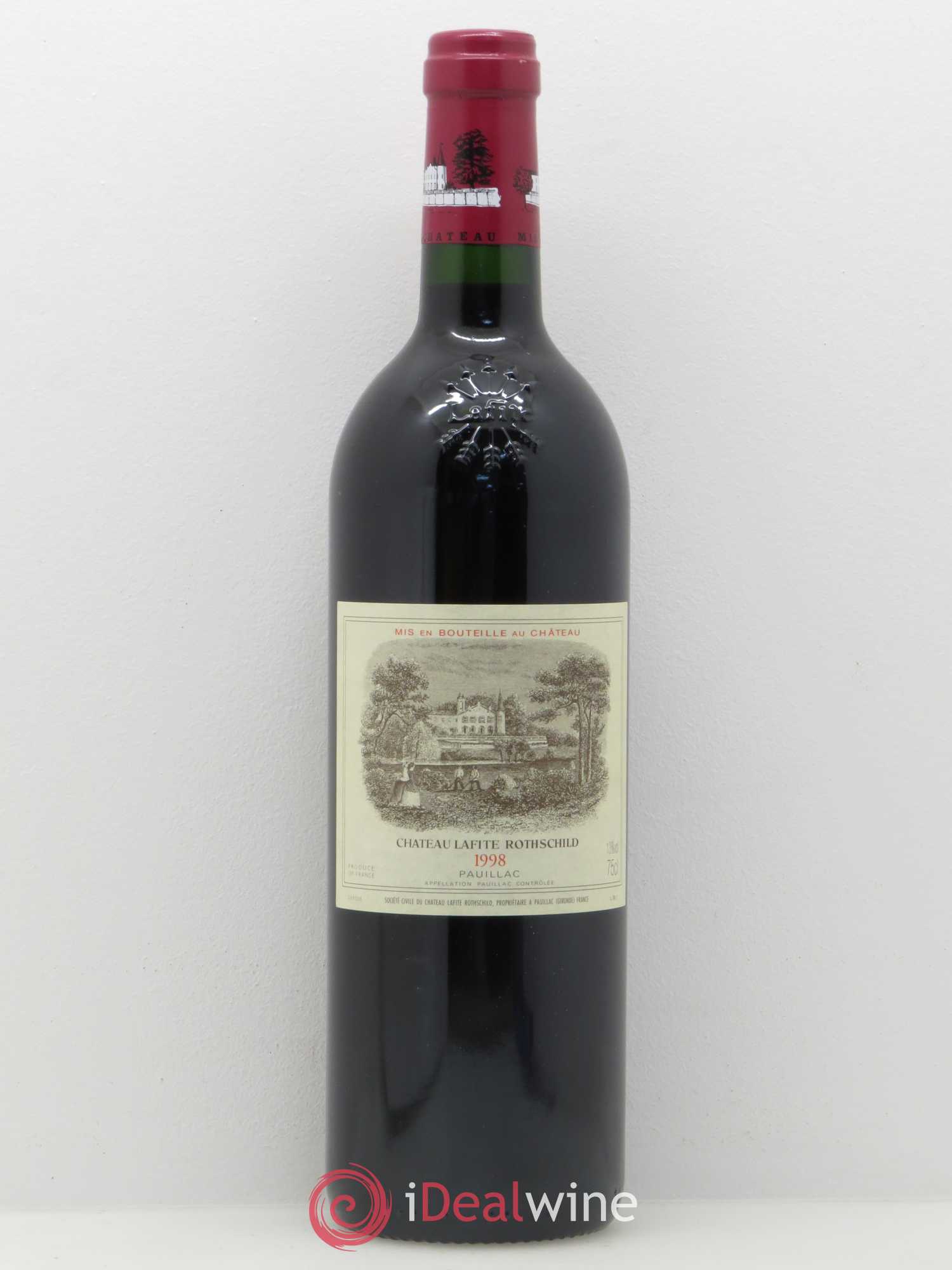 Château Lafite Rothschild 1er Grand Cru Classé 1998 - Lot de 1 bouteille - 0
