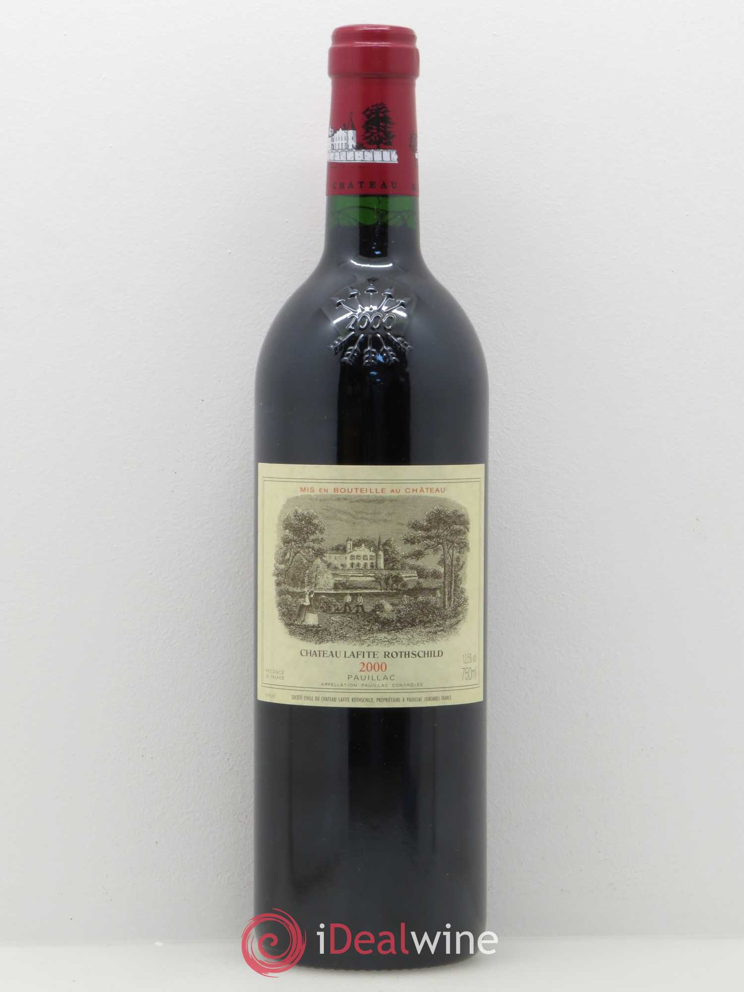 Château Lafite Rothschild 1er Grand Cru Classé 2000 - Lot de 1 bouteille - 0
