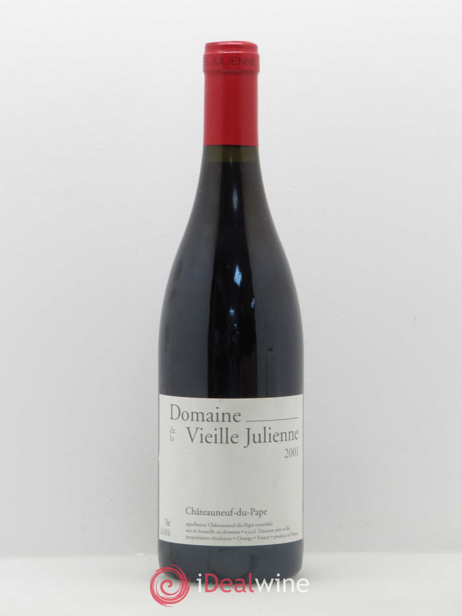 Châteauneuf-du-Pape Vieille Julienne (Domaine de la) Jean-Paul Daumen 2001 - Lot de 1 bouteille - 0