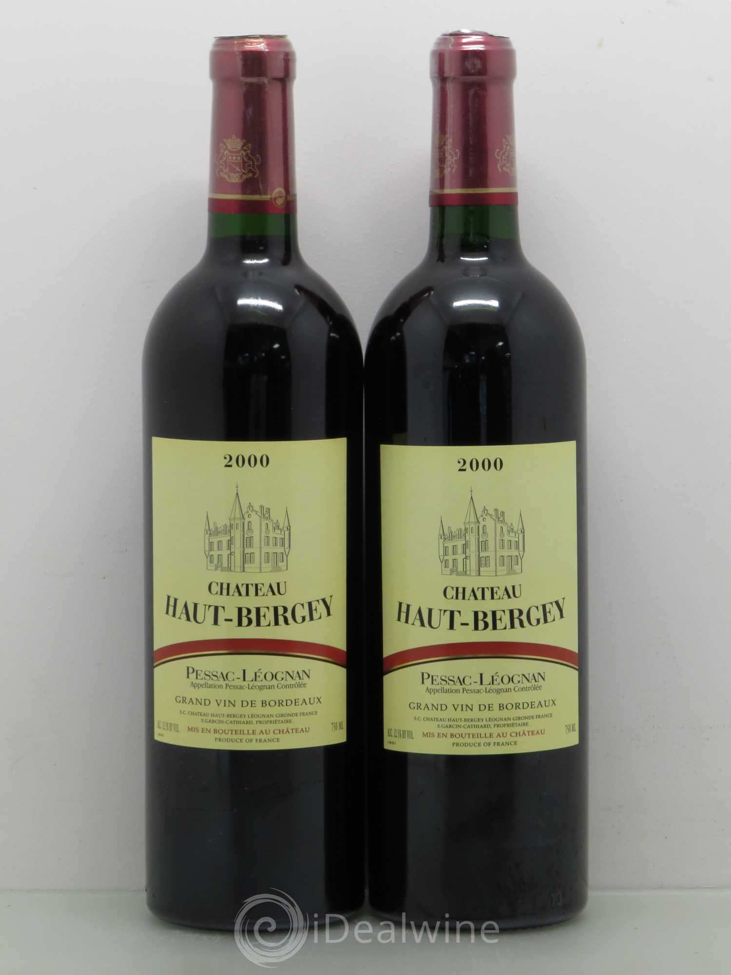 Château Haut-Bergey 2000 - Lot de 2 bouteilles - 0