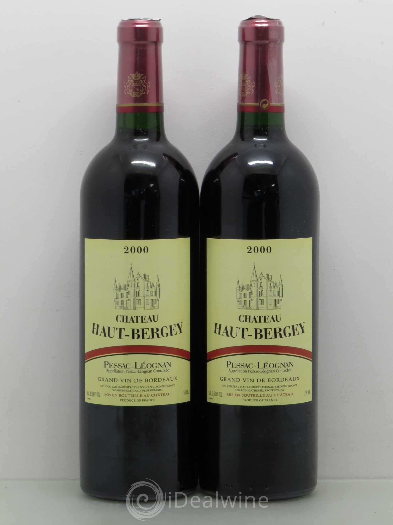 Château Haut-Bergey 2000 - Lot de 2 bouteilles - 0