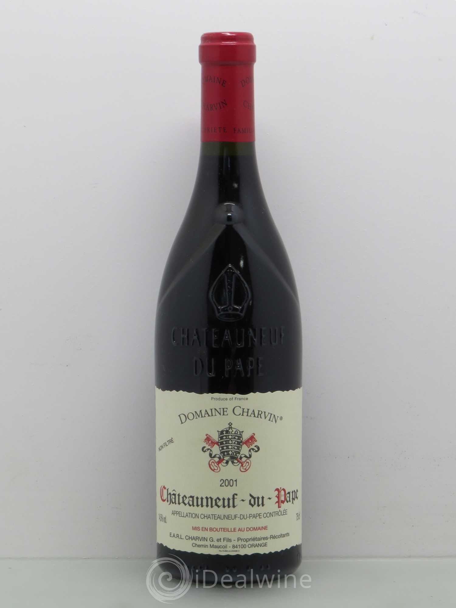 Châteauneuf-du-Pape Charvin (Domaine) 2001 - Lot de 1 bouteille - 0