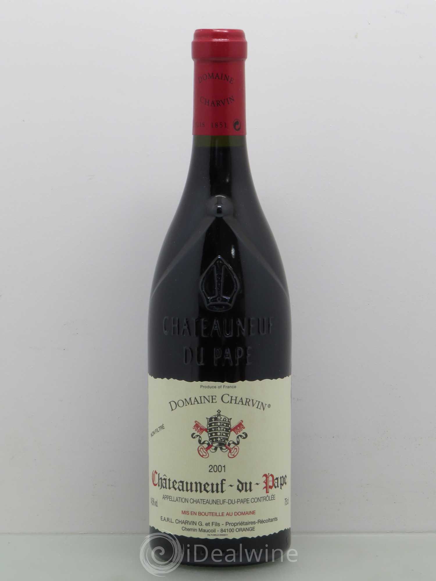 Châteauneuf-du-Pape Charvin (Domaine) 2001 - Lot de 1 bouteille - 0