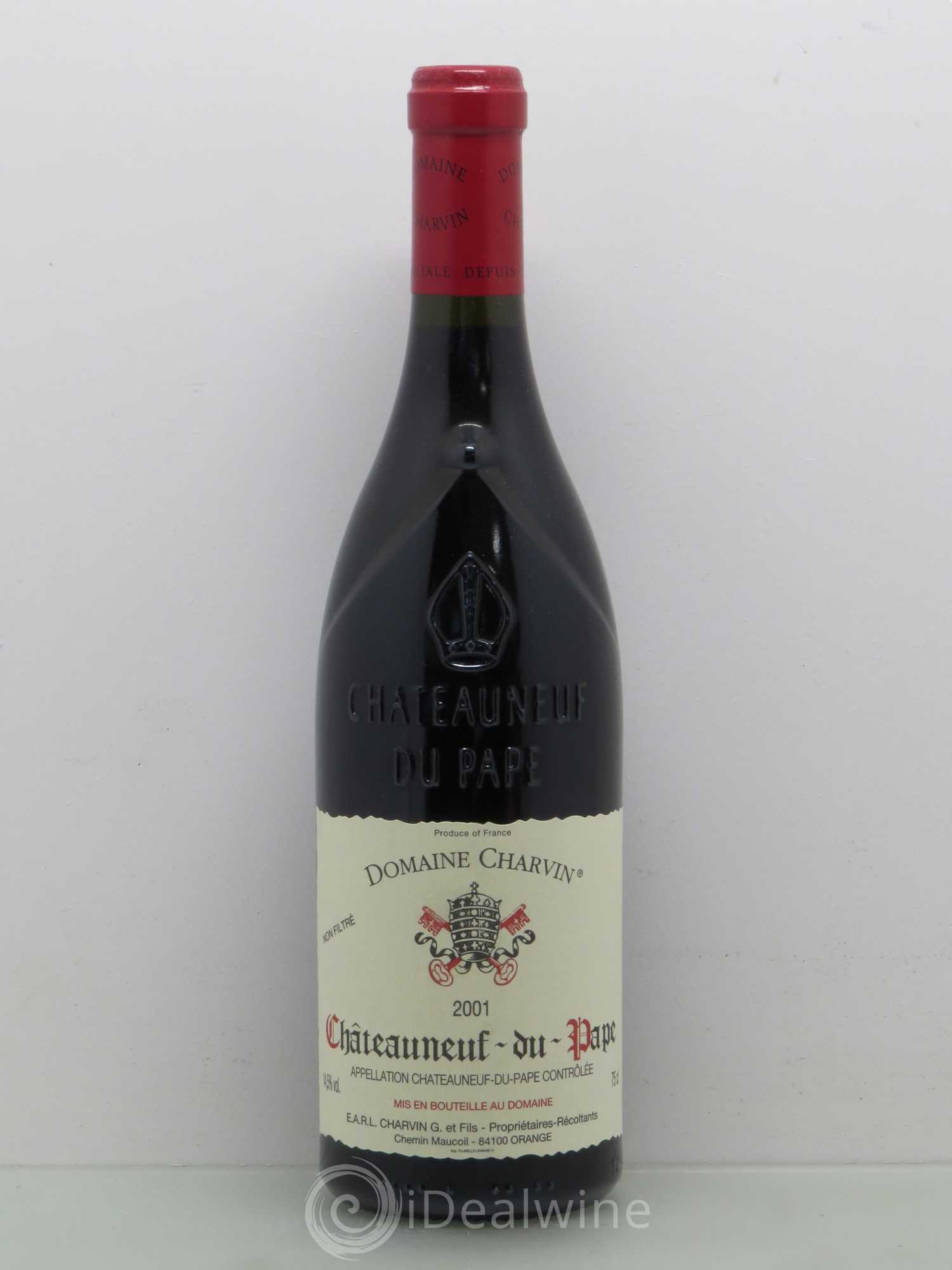 Châteauneuf-du-Pape Charvin (Domaine) 2001 - Lot de 1 bouteille - 0