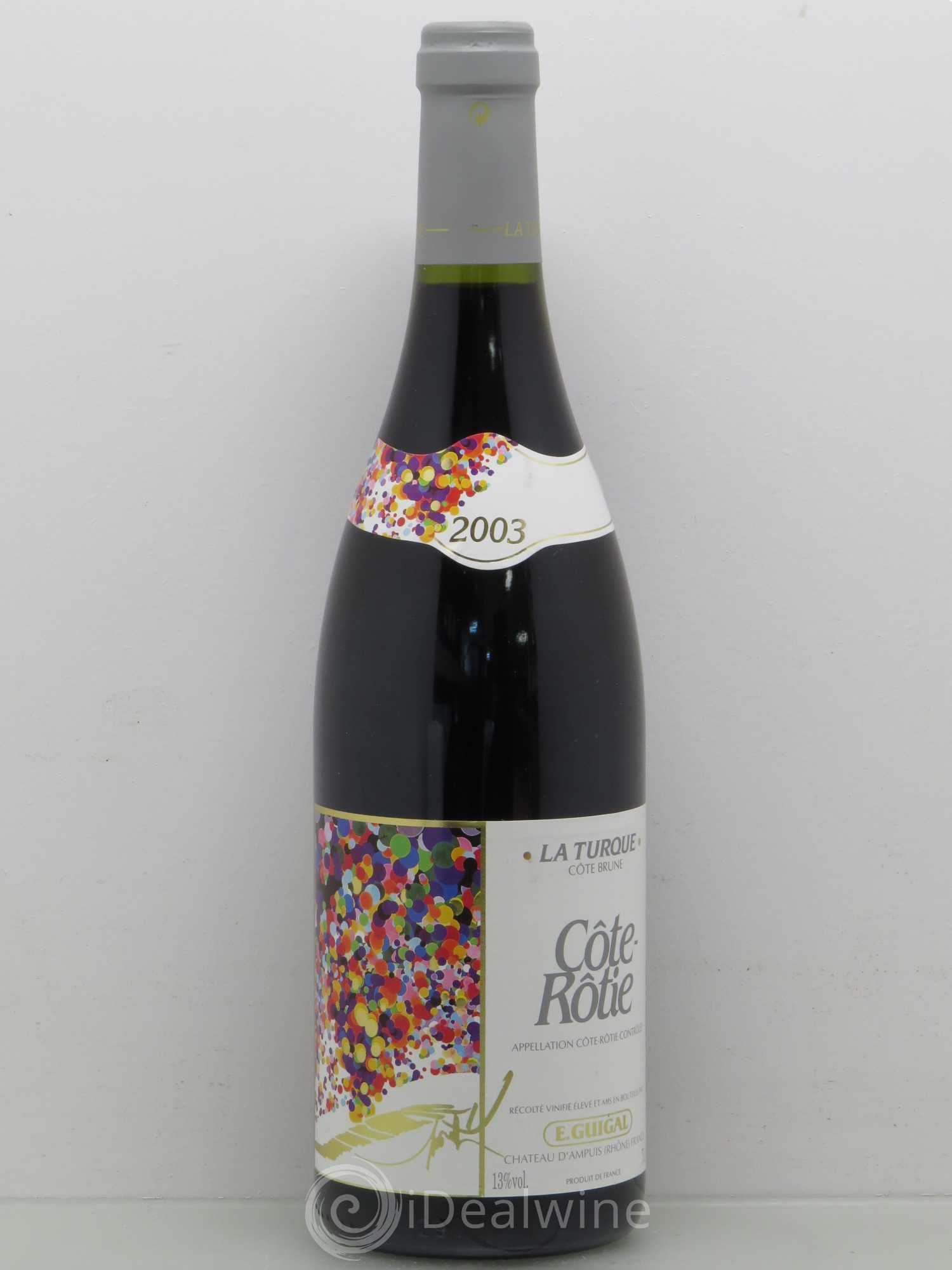 Côte-Rôtie La Turque Guigal 2003 - Lot de 1 bouteille - 0