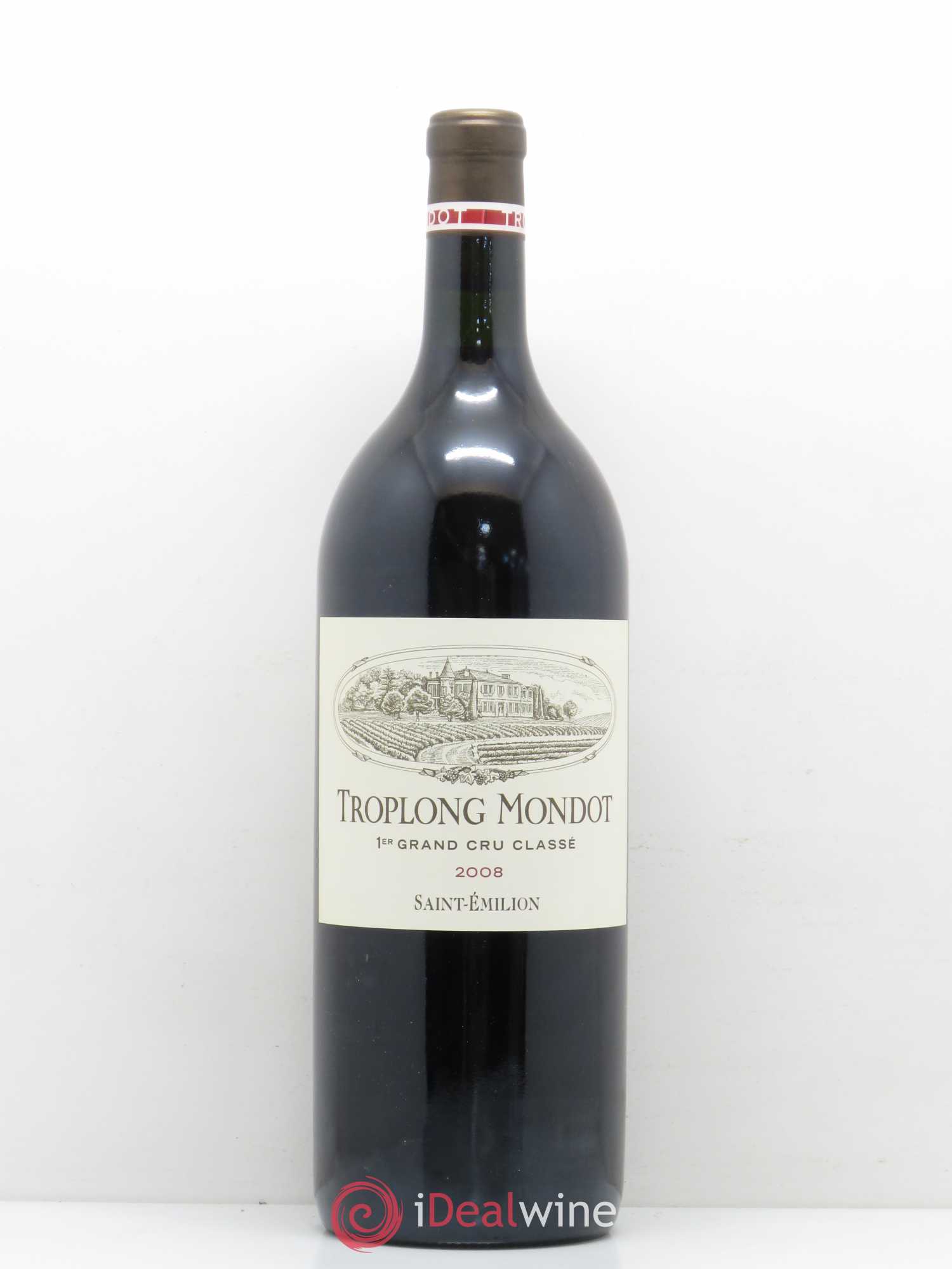 Château Troplong Mondot 1er Grand Cru Classé B 2008 - Lot de 1 magnum - 0