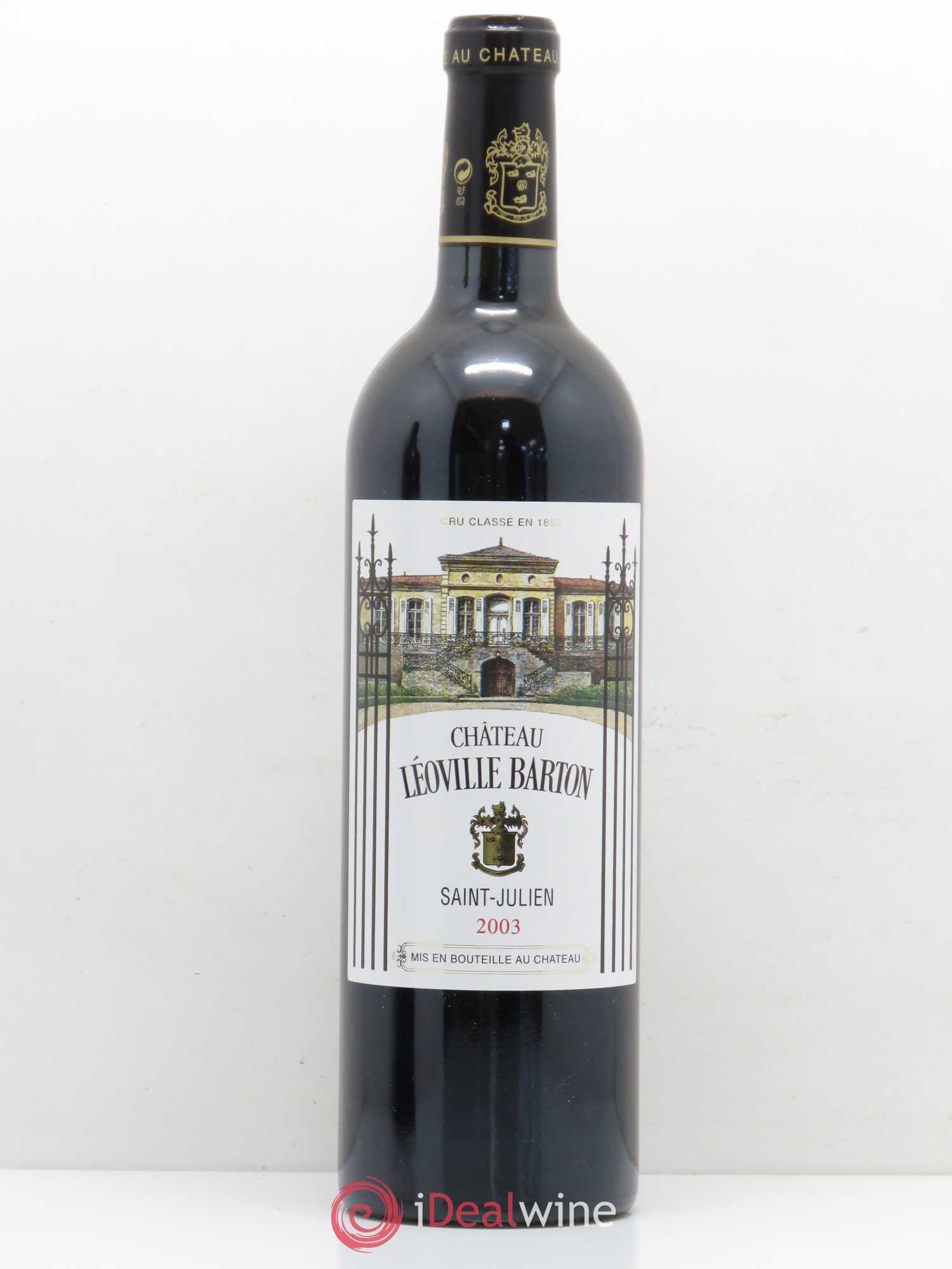 Château Léoville Barton 2ème Grand Cru Classé 2003 - Lot de 1 bouteille - 0