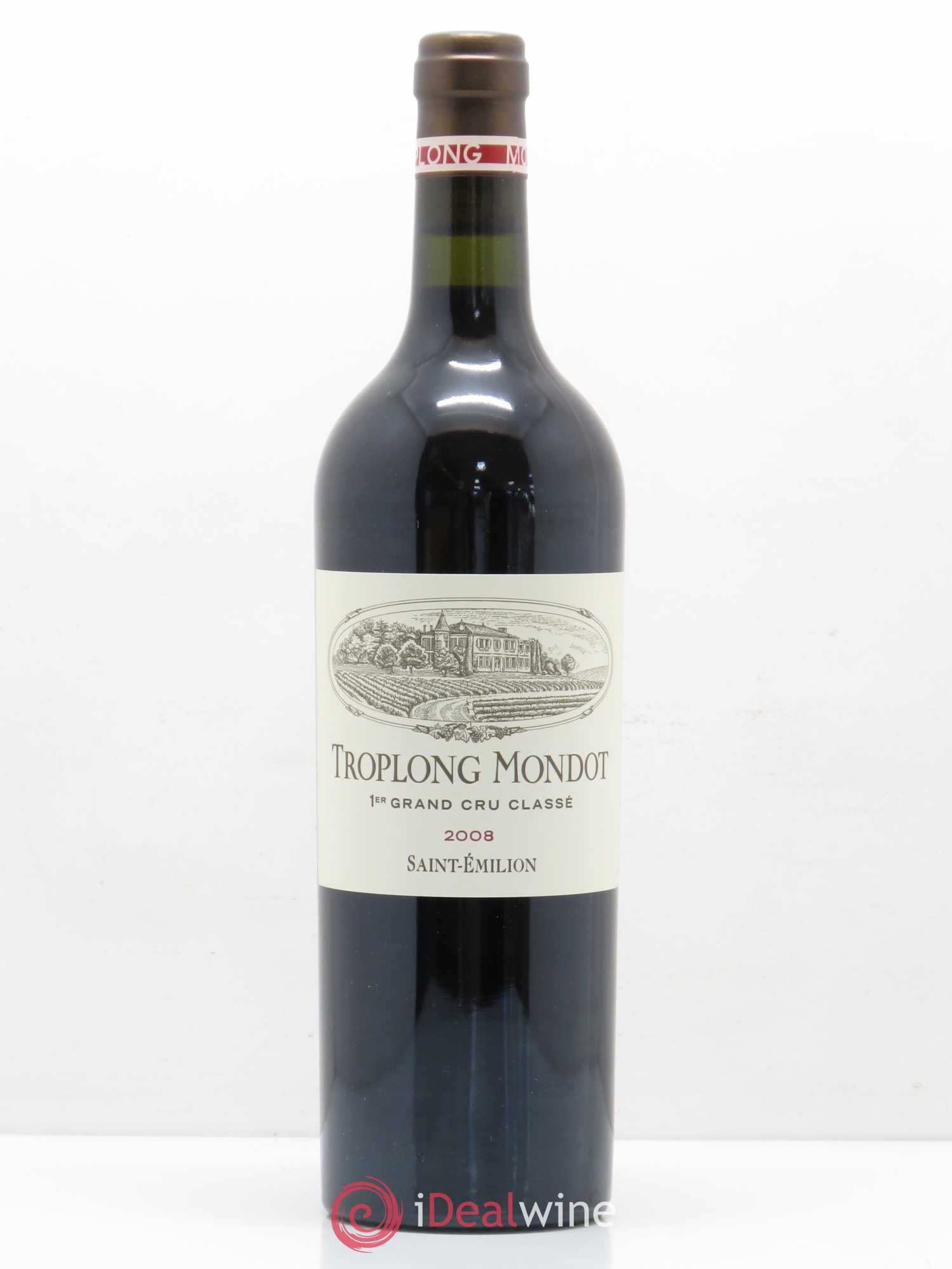 Château Troplong Mondot 1er Grand Cru Classé B 2008 - Lot de 1 bouteille - 0