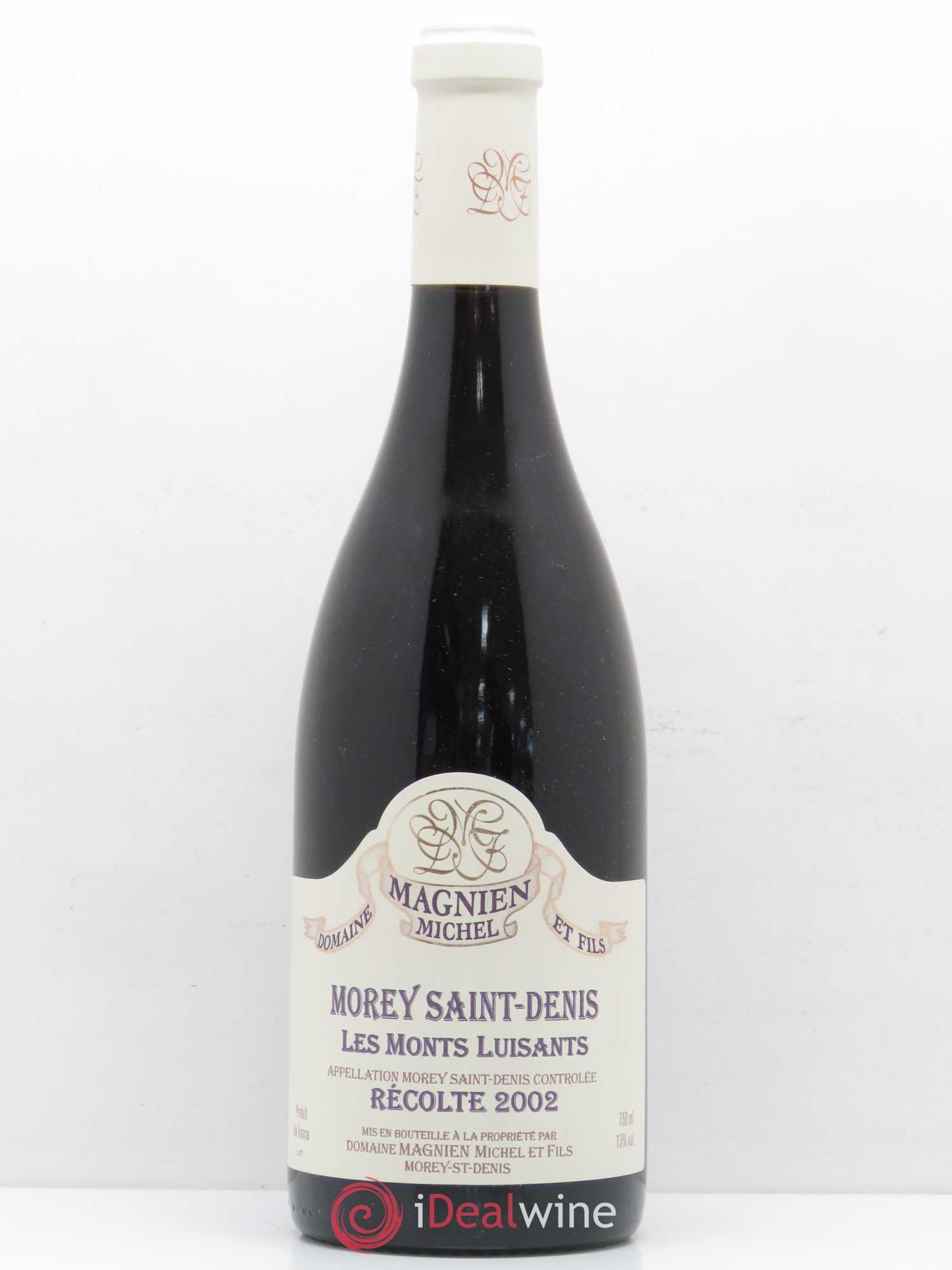 Morey-Saint-Denis 1er Cru Les Monts Luisants Domaine Michel Magnien 2002 - Posten von 1 Flasche - 0