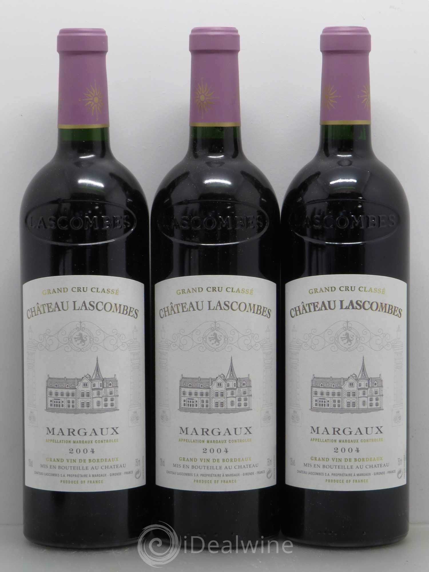 Château Lascombes 2ème Grand Cru Classé 2004 - Lot de 6 bouteilles - 1