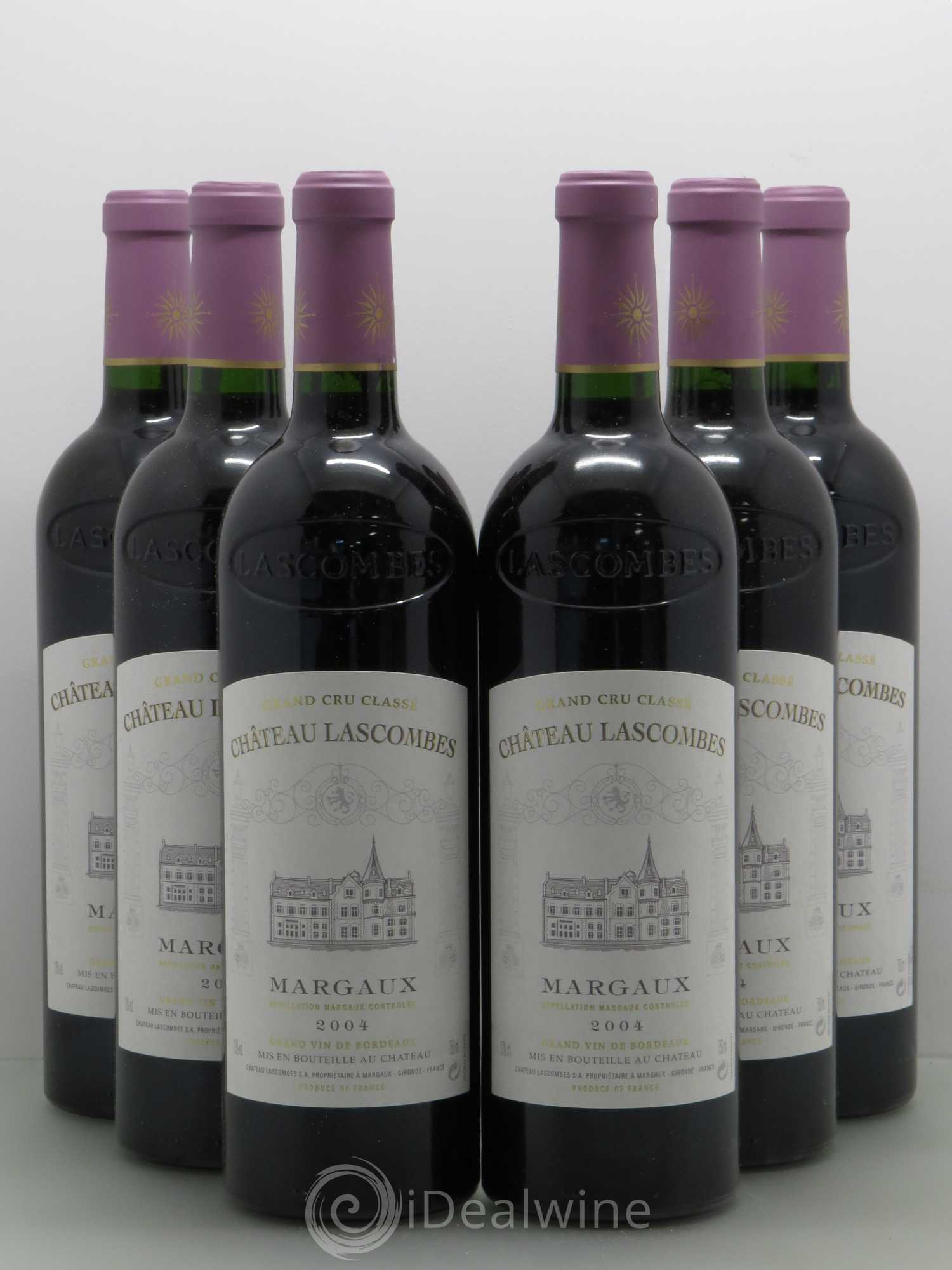 Château Lascombes 2ème Grand Cru Classé 2004 - Lot de 6 bouteilles - 0