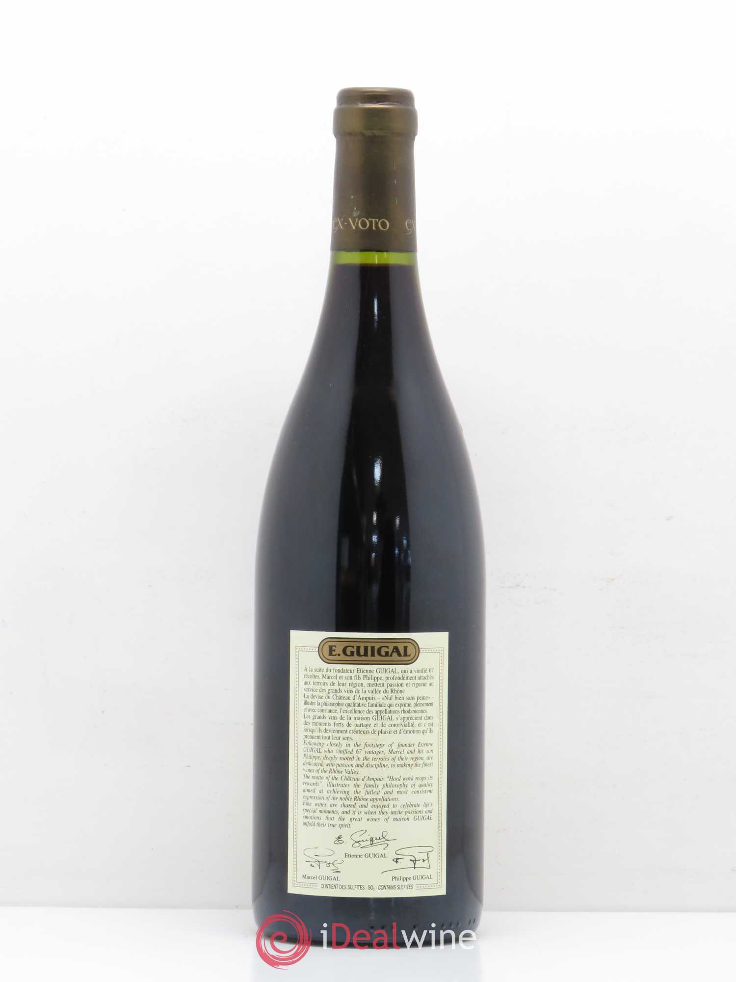 Ermitage Ex Voto Guigal 2003 - Lot de 1 bouteille - 1