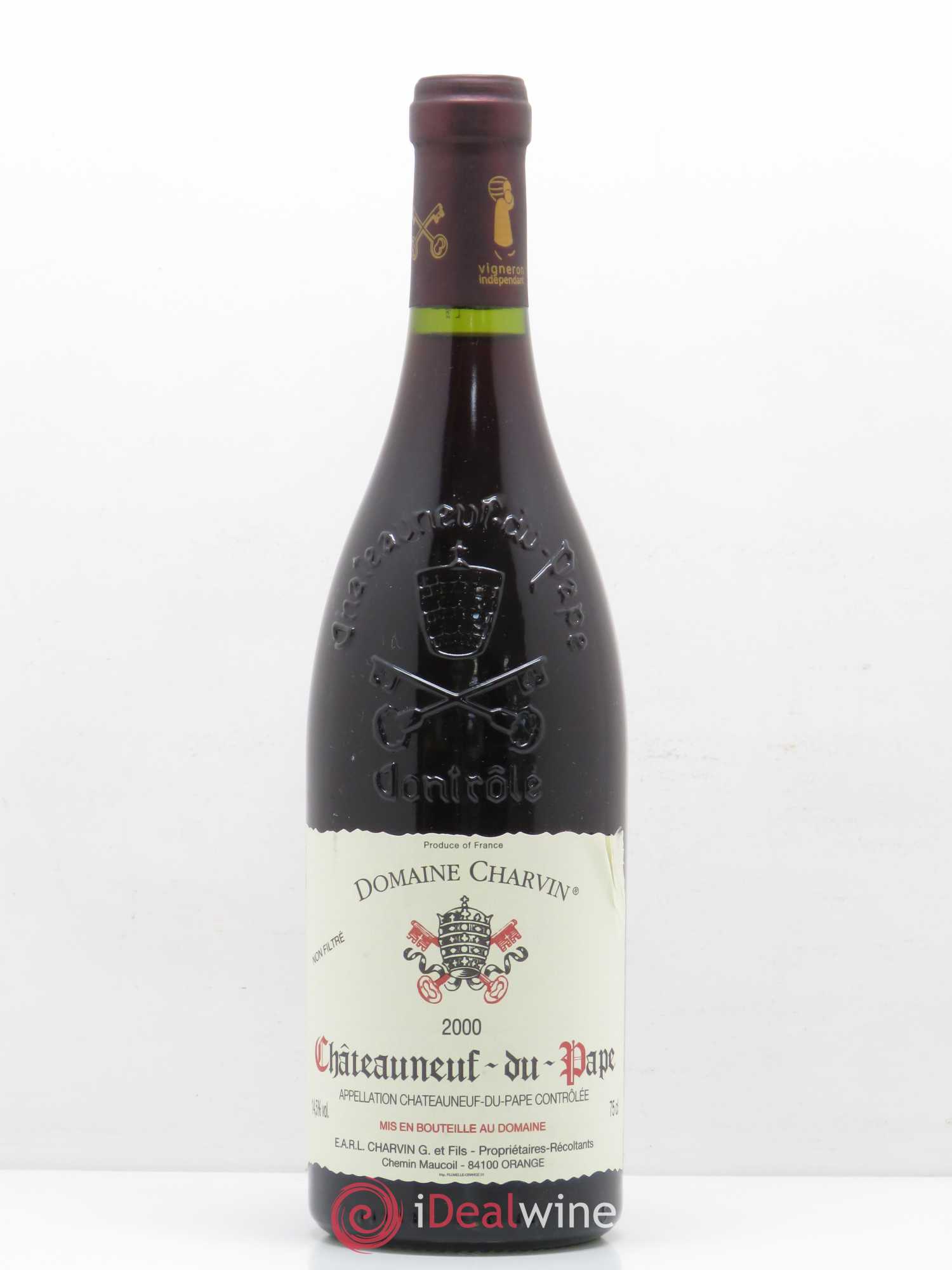 Châteauneuf-du-Pape Charvin (Domaine) 2000 - Lot de 1 bouteille - 0