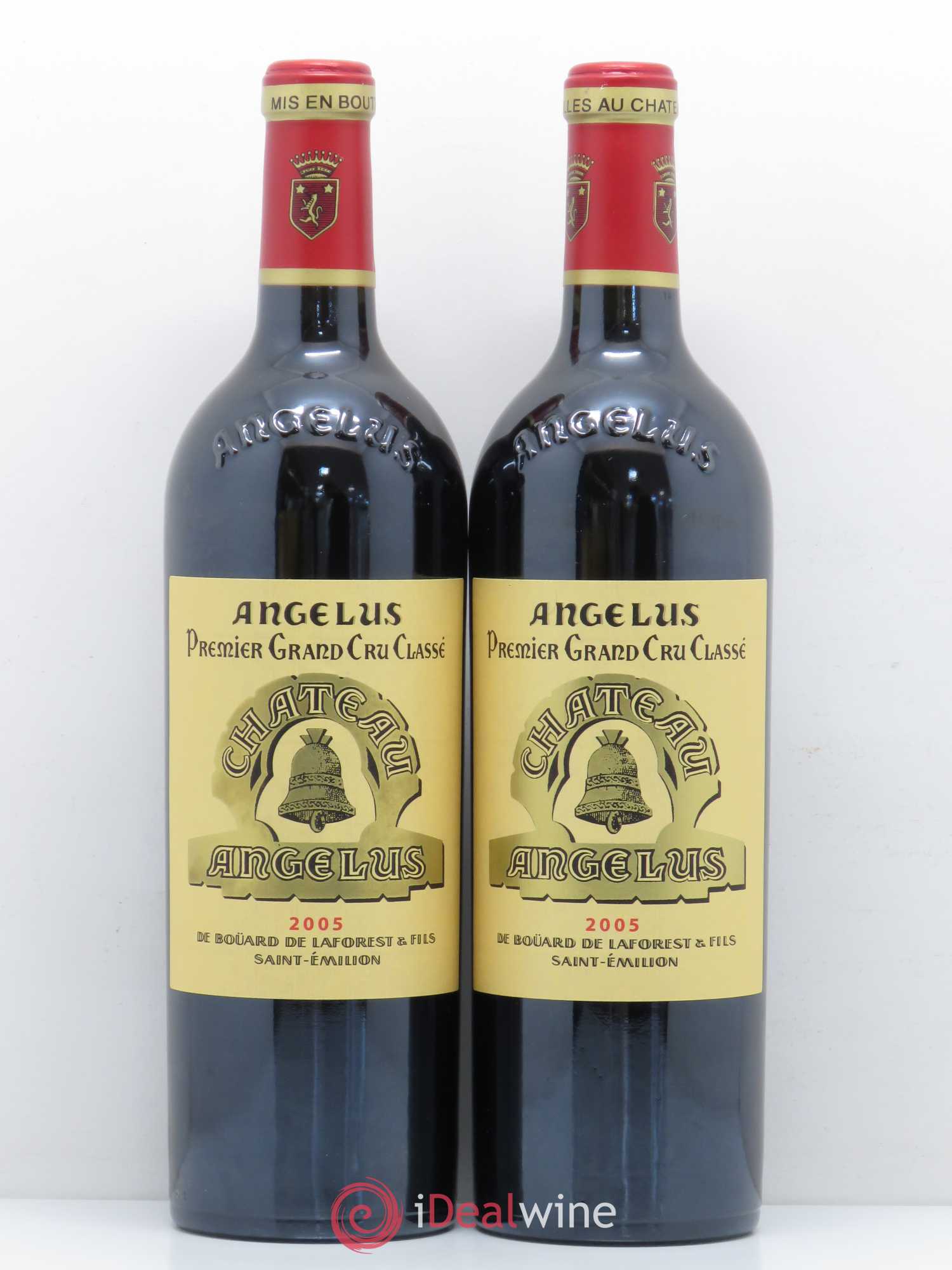 Château Angélus 1er Grand Cru Classé A 2005 - Lot de 2 bouteilles - 0
