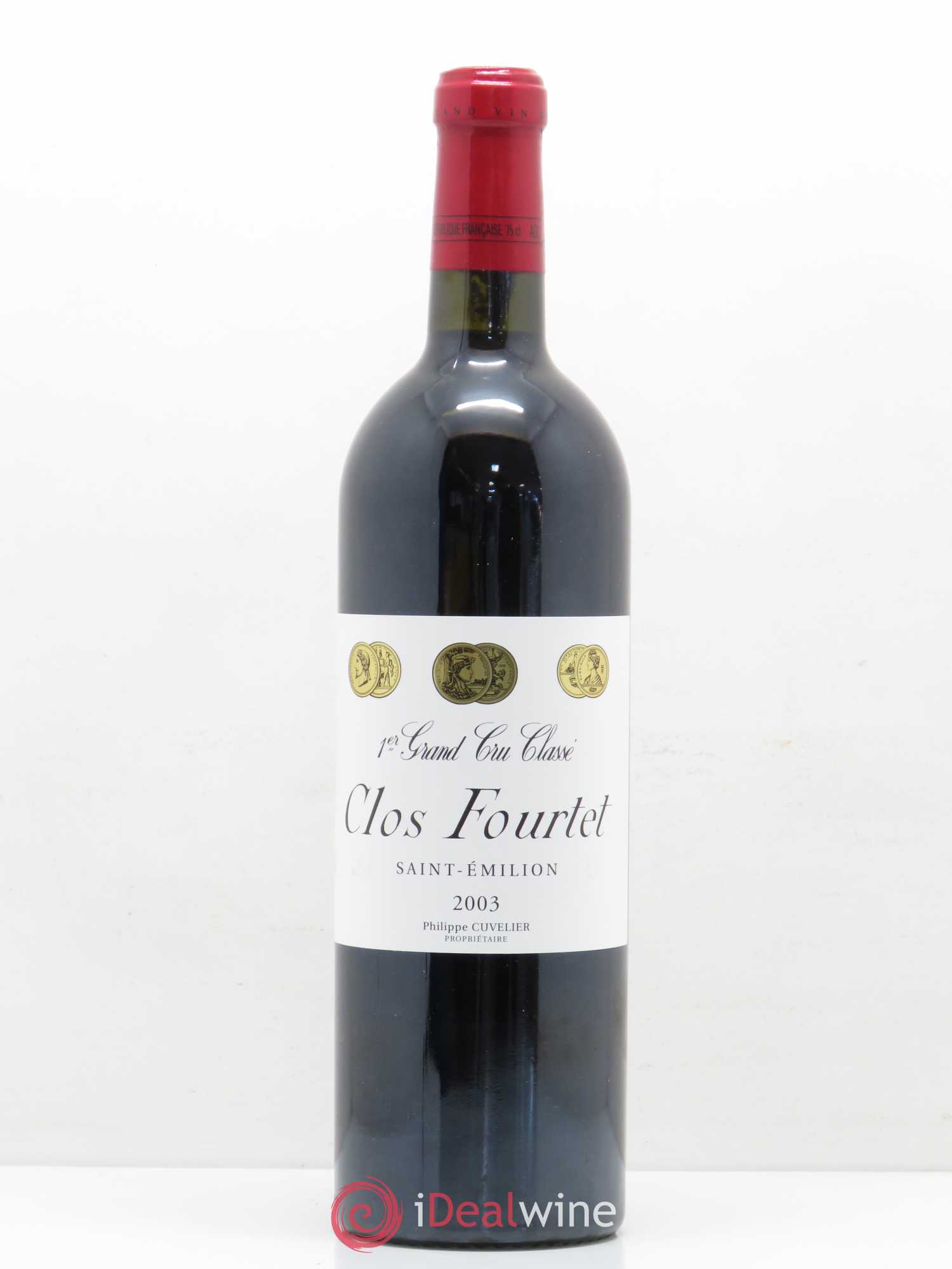 Clos Fourtet 1er Grand Cru Classé B 2003 - Lot de 1 bouteille - 0