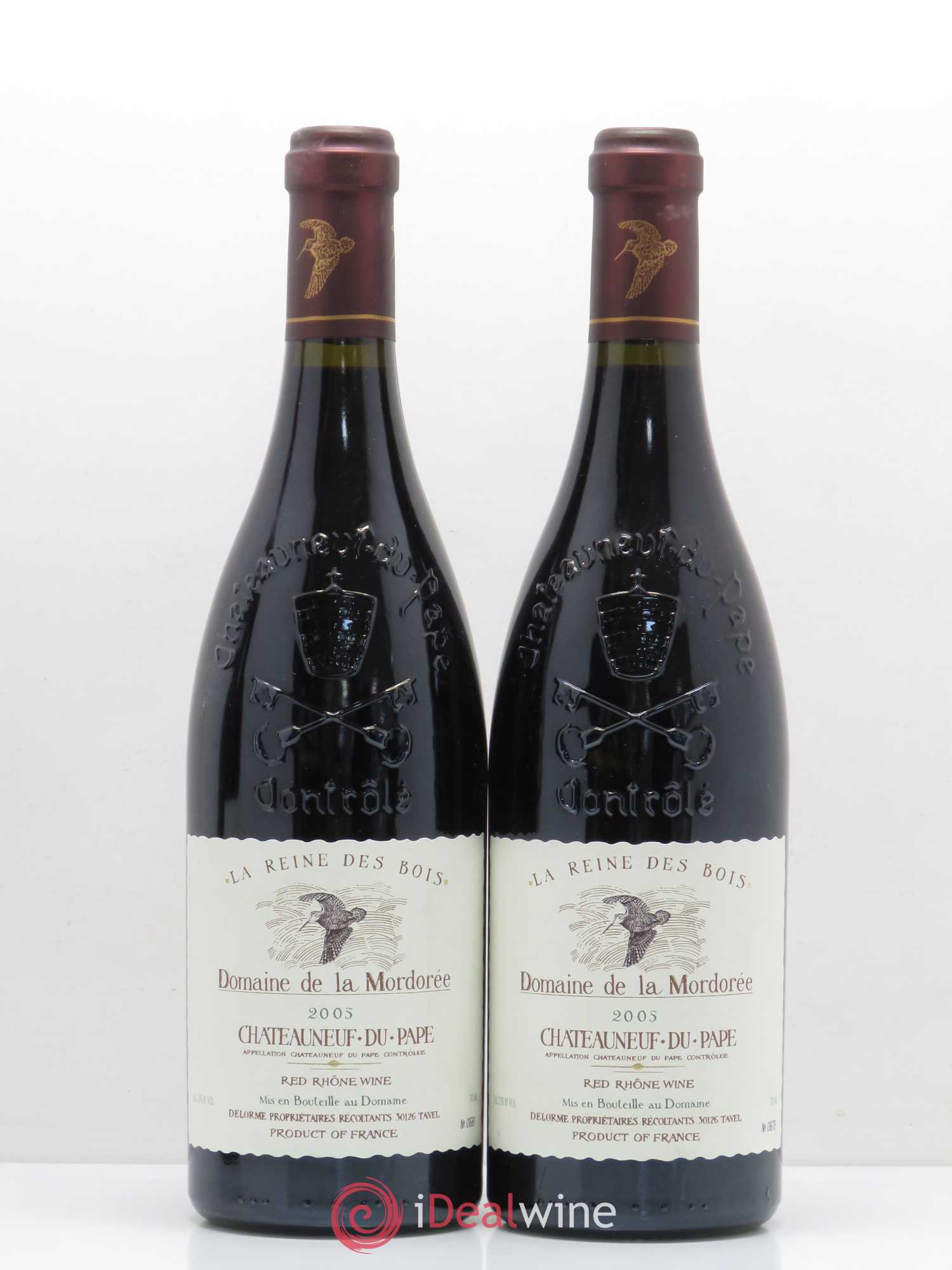 Châteauneuf-du-Pape Cuvée de la Reine des Bois La Mordorée (Domaine de) 2005 - Lot de 2 bouteilles - 0