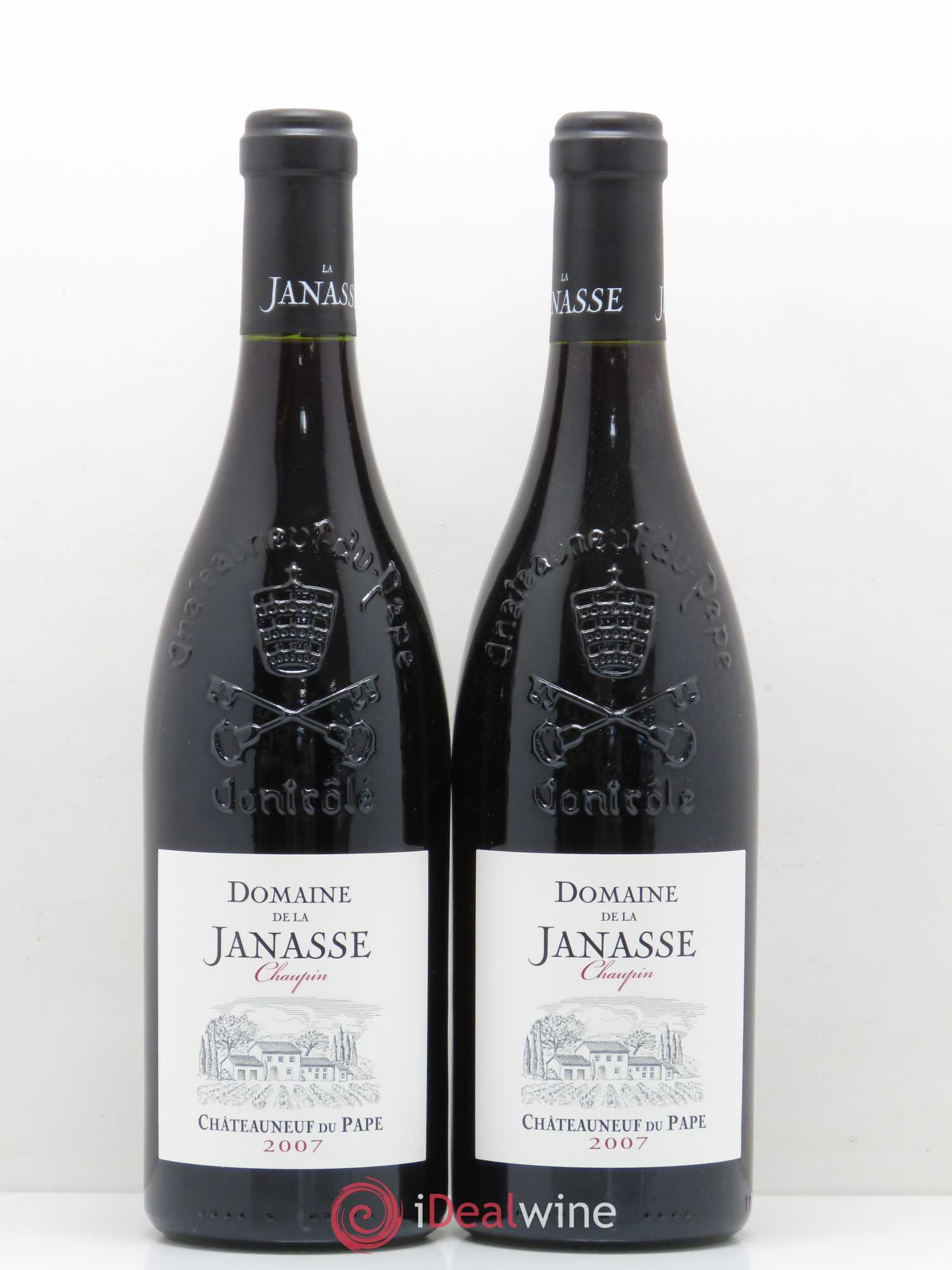 Châteauneuf-du-Pape Cuvée Chaupin La Janasse (Domaine de) 2007 - Lot de 2 bouteilles - 0