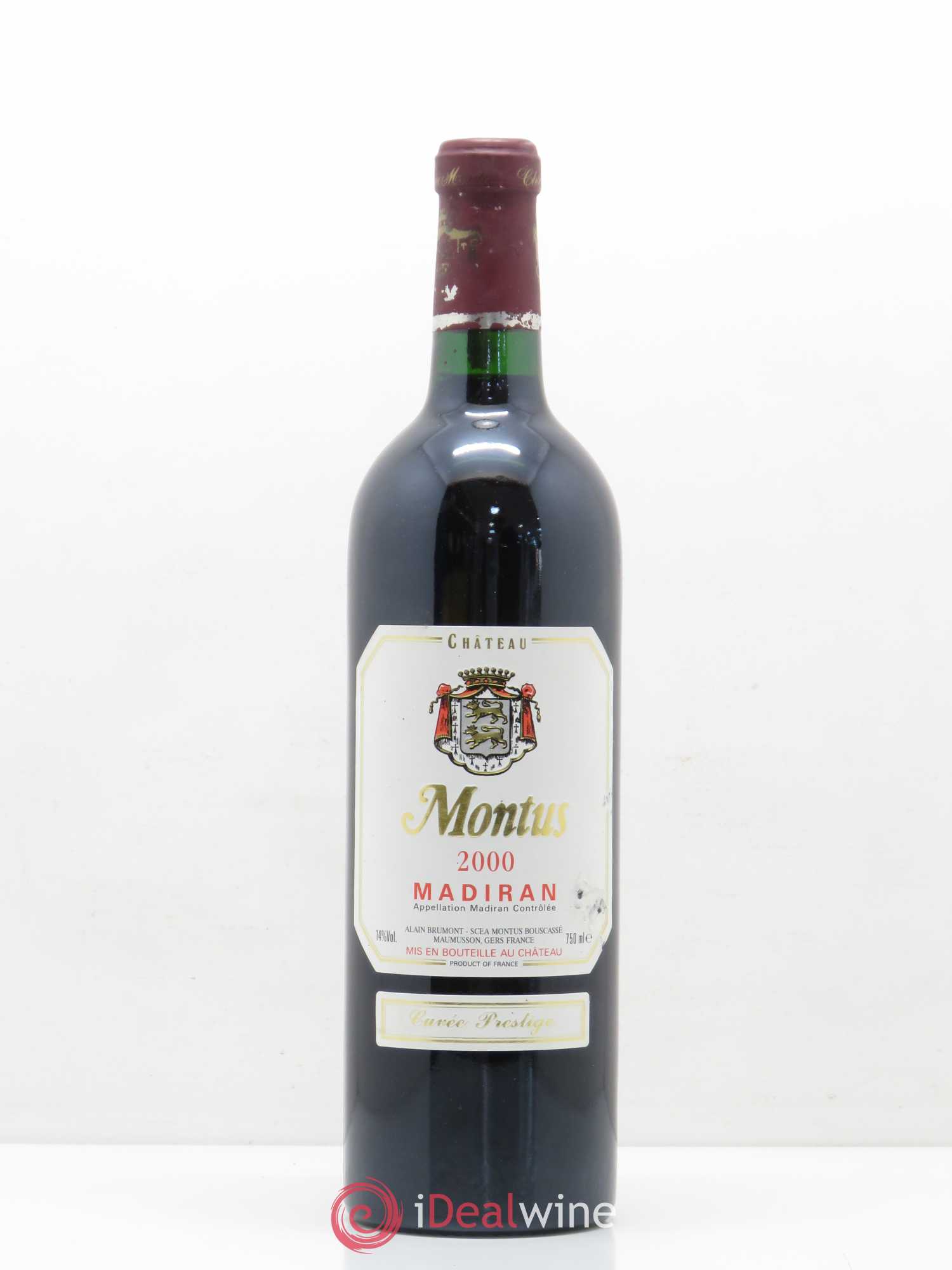 Madiran Château Montus-Prestige Alain Brumont 2000 - Lot de 1 bouteille - 0