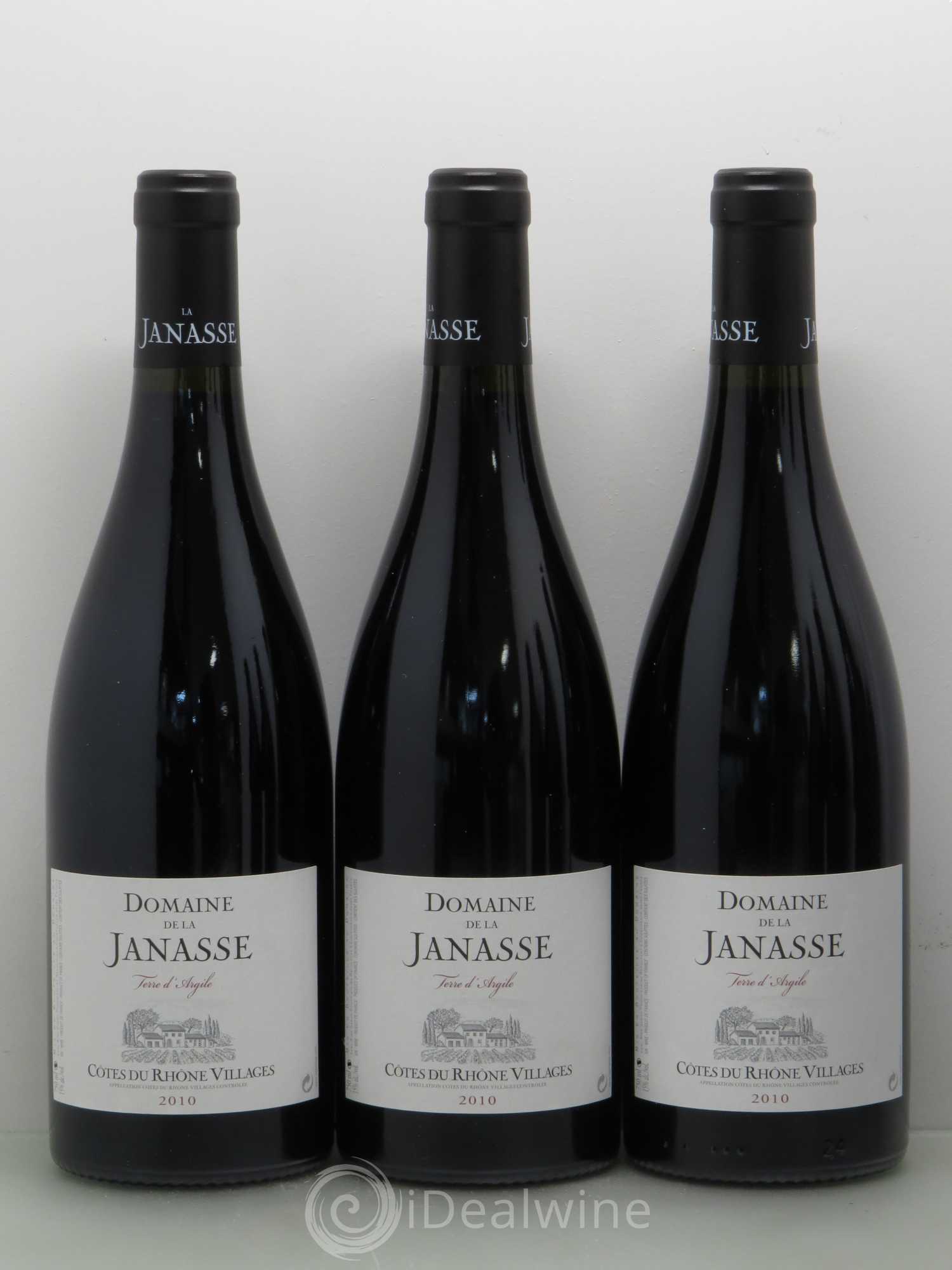 Côtes-du-Rhône-Villages Terre d'Argile La Janasse (Domaine de) 2010 - Lot de 6 bouteilles - 1
