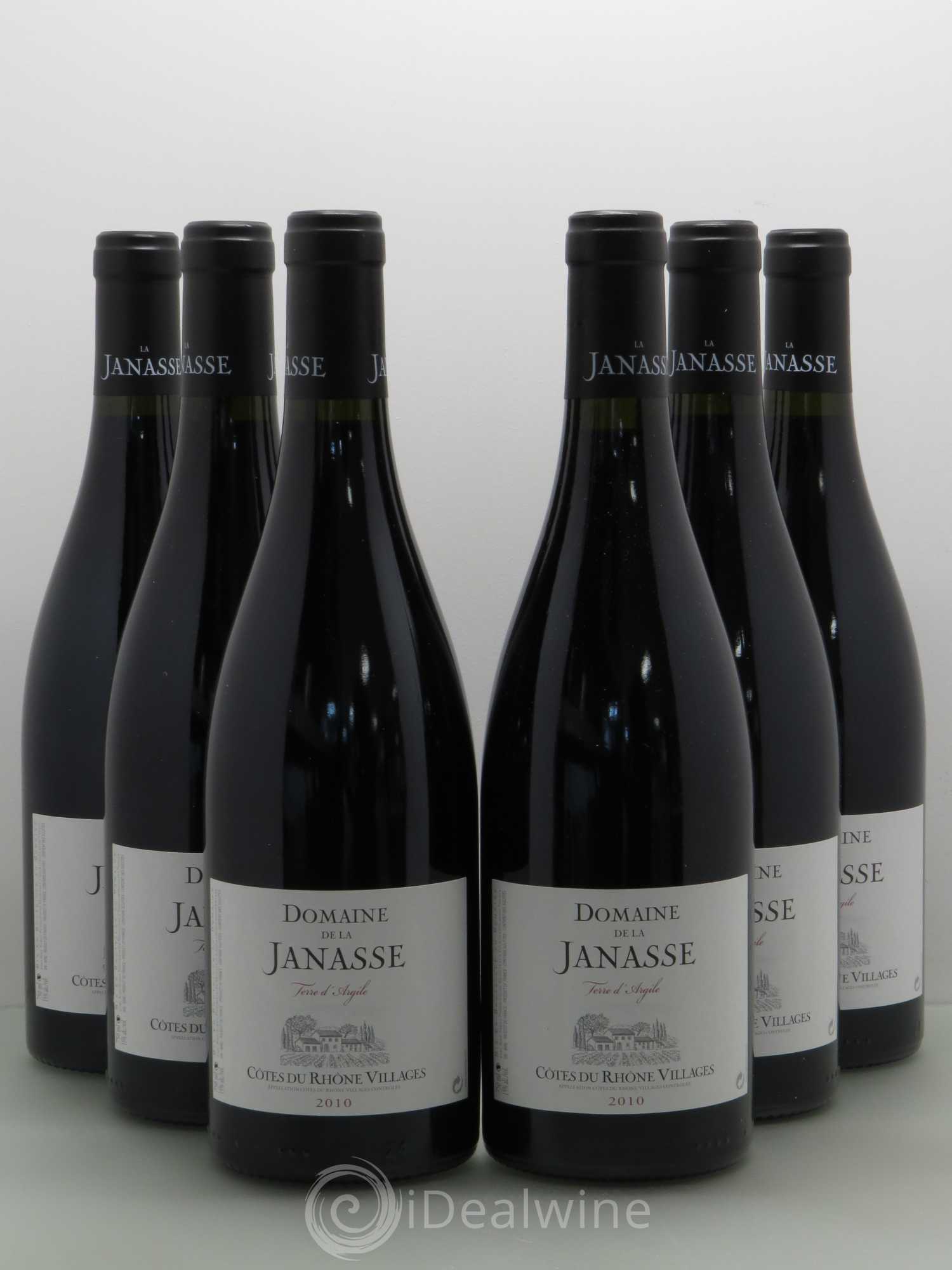 Côtes-du-Rhône-Villages Terre d'Argile La Janasse (Domaine de) 2010 - Lot de 6 bouteilles - 0