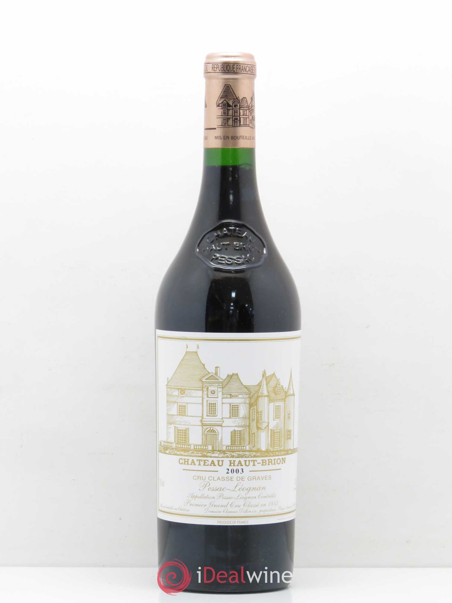 Château Haut Brion 1er Grand Cru Classé 2003 - Lot de 1 bouteille - 0