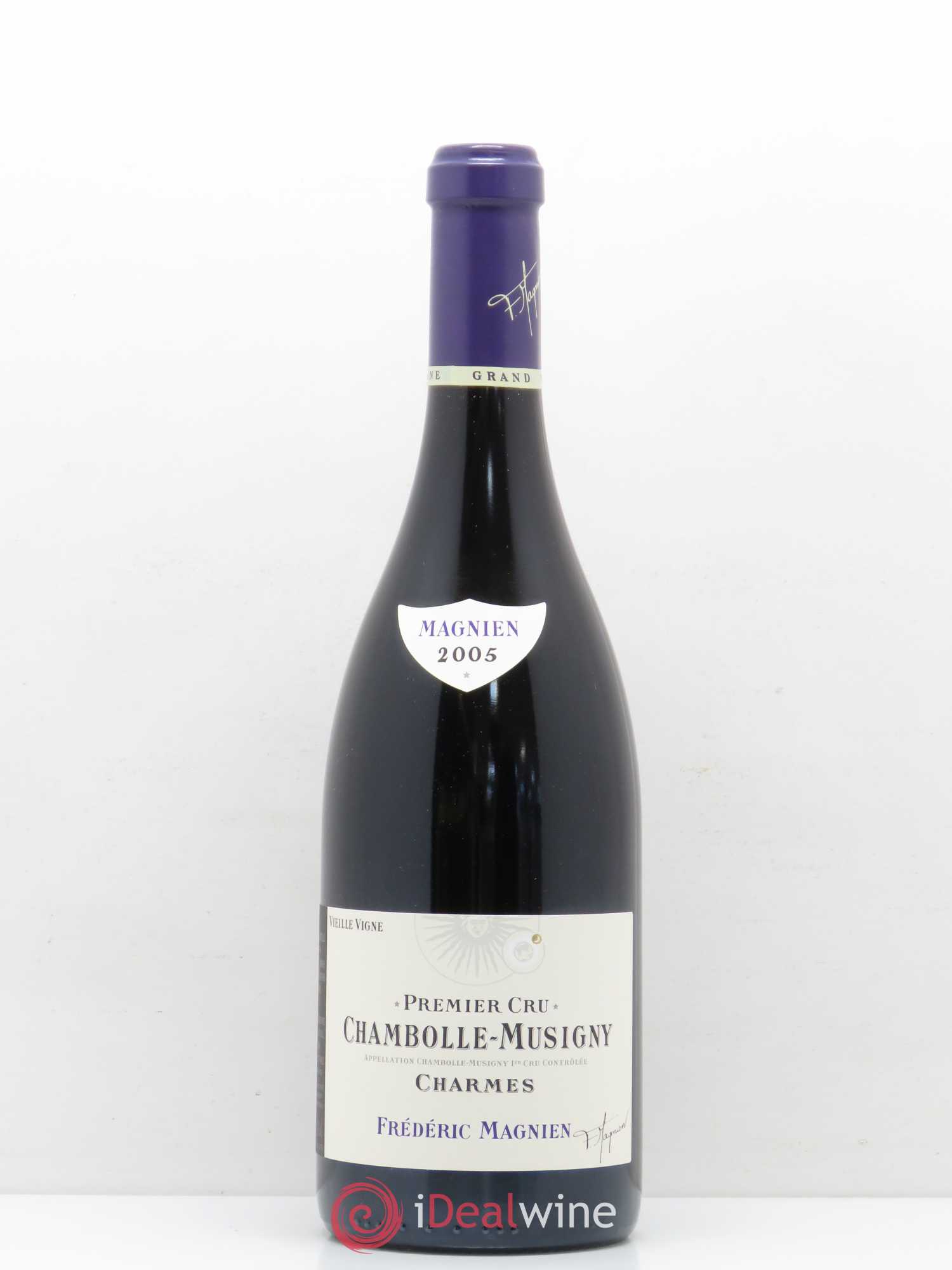 Chambolle-Musigny 1er Cru Les Charmes Vieilles vignes Frédéric Magnien 2005 - Lot de 1 bouteille - 0