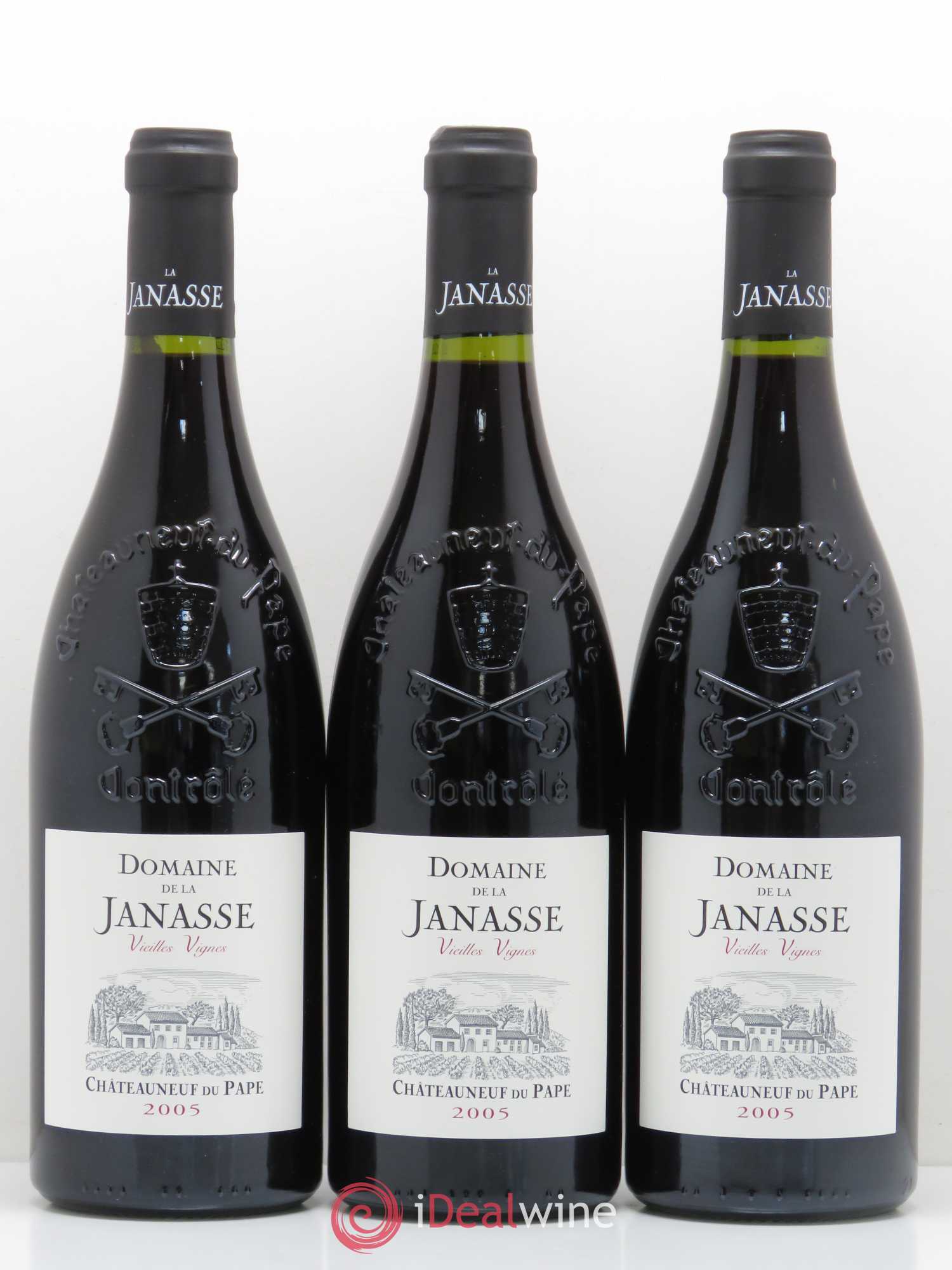 Châteauneuf-du-Pape Cuvée Vieilles Vignes La Janasse (Domaine de) 2005 - Lot de 3 bouteilles - 0