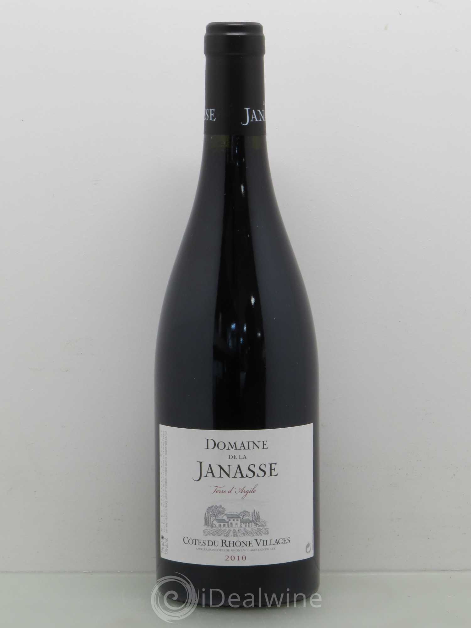 Côtes-du-Rhône-Villages Terre d'Argile La Janasse (Domaine de) 2010 - Lot de 1 bouteille - 0