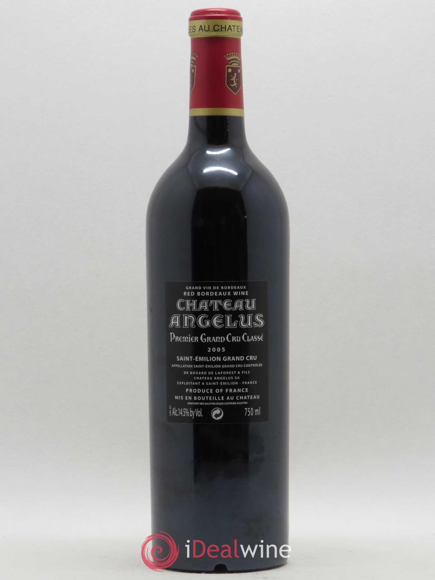 Château Angélus 1er Grand Cru Classé A 2005 - Lot de 1 bouteille - 1