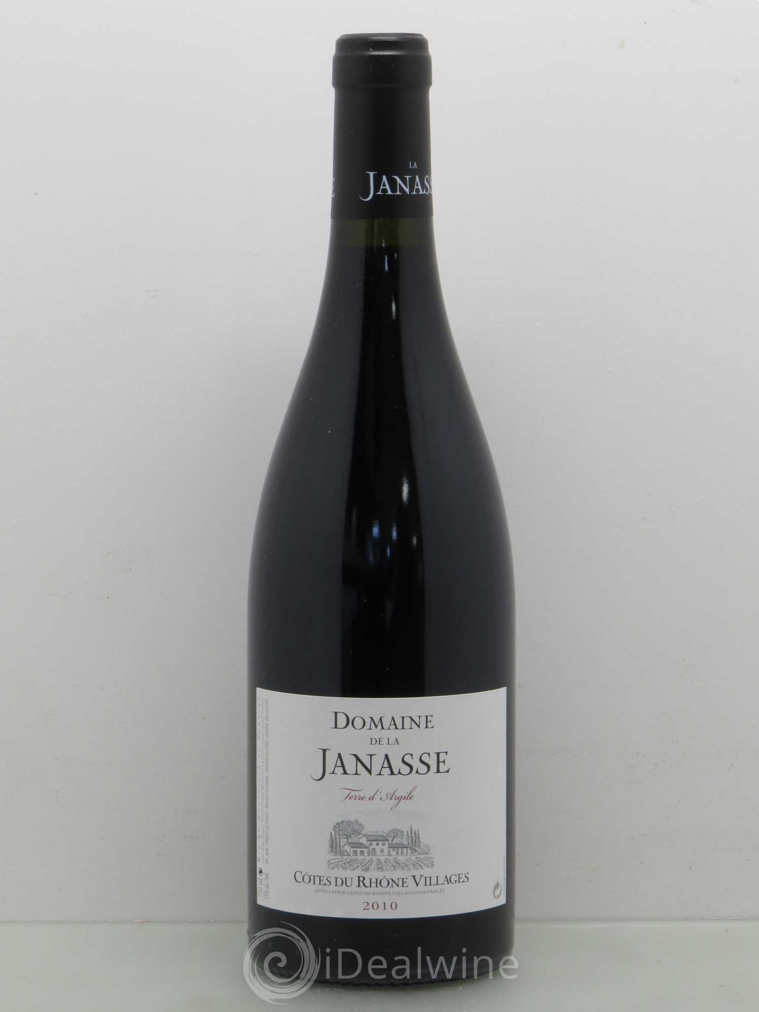 Côtes-du-Rhône-Villages Terre d'Argile La Janasse (Domaine de) 2010 - Lot de 1 bouteille - 0