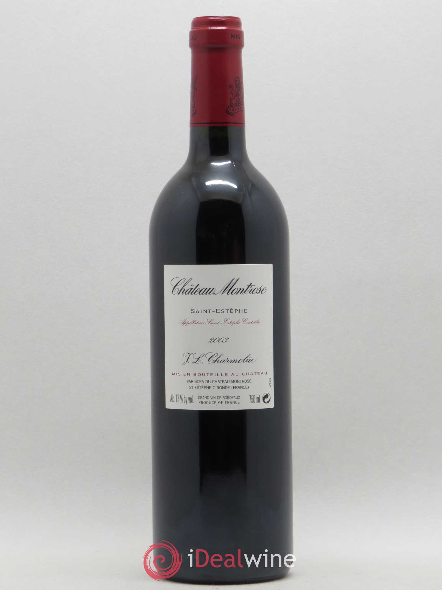 Château Montrose 2ème Grand Cru Classé 2003 - Lot de 1 bouteille - 1