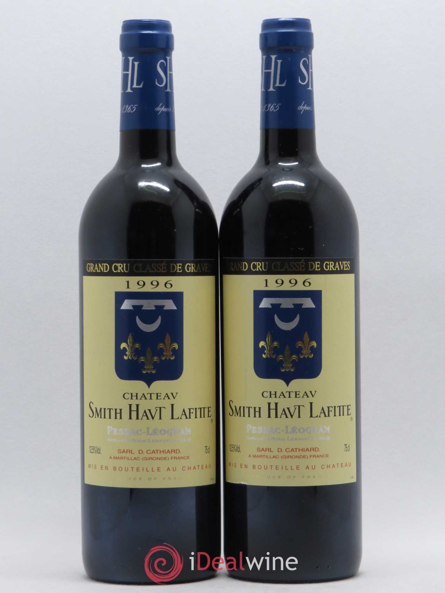 Château Smith Haut Lafitte Cru Classé de Graves 1996 - Lot de 2 bouteilles - 0