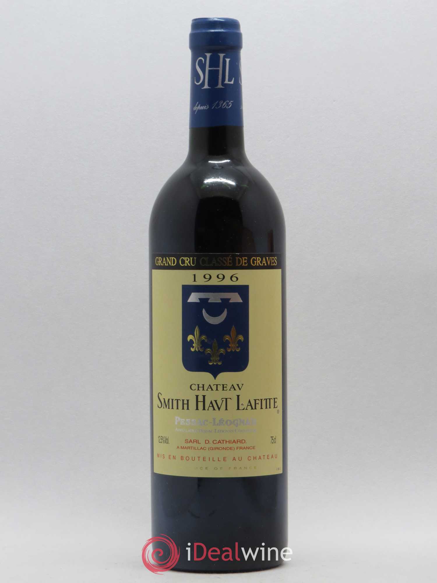 Château Smith Haut Lafitte Cru Classé de Graves 1996 - Lot de 1 bouteille - 0