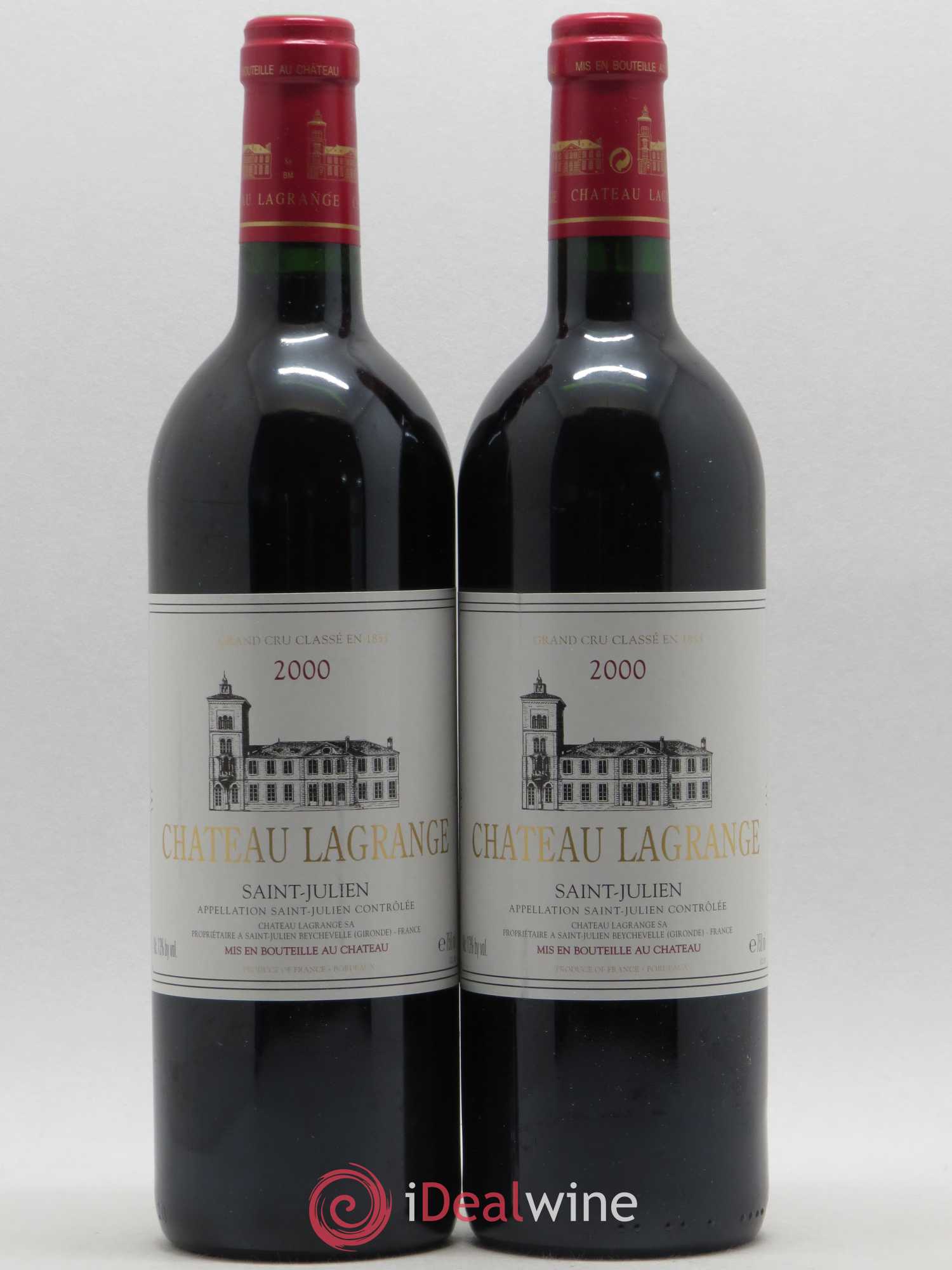 Château Lagrange 3ème Grand Cru Classé 2000 - Lot de 2 bouteilles - 0