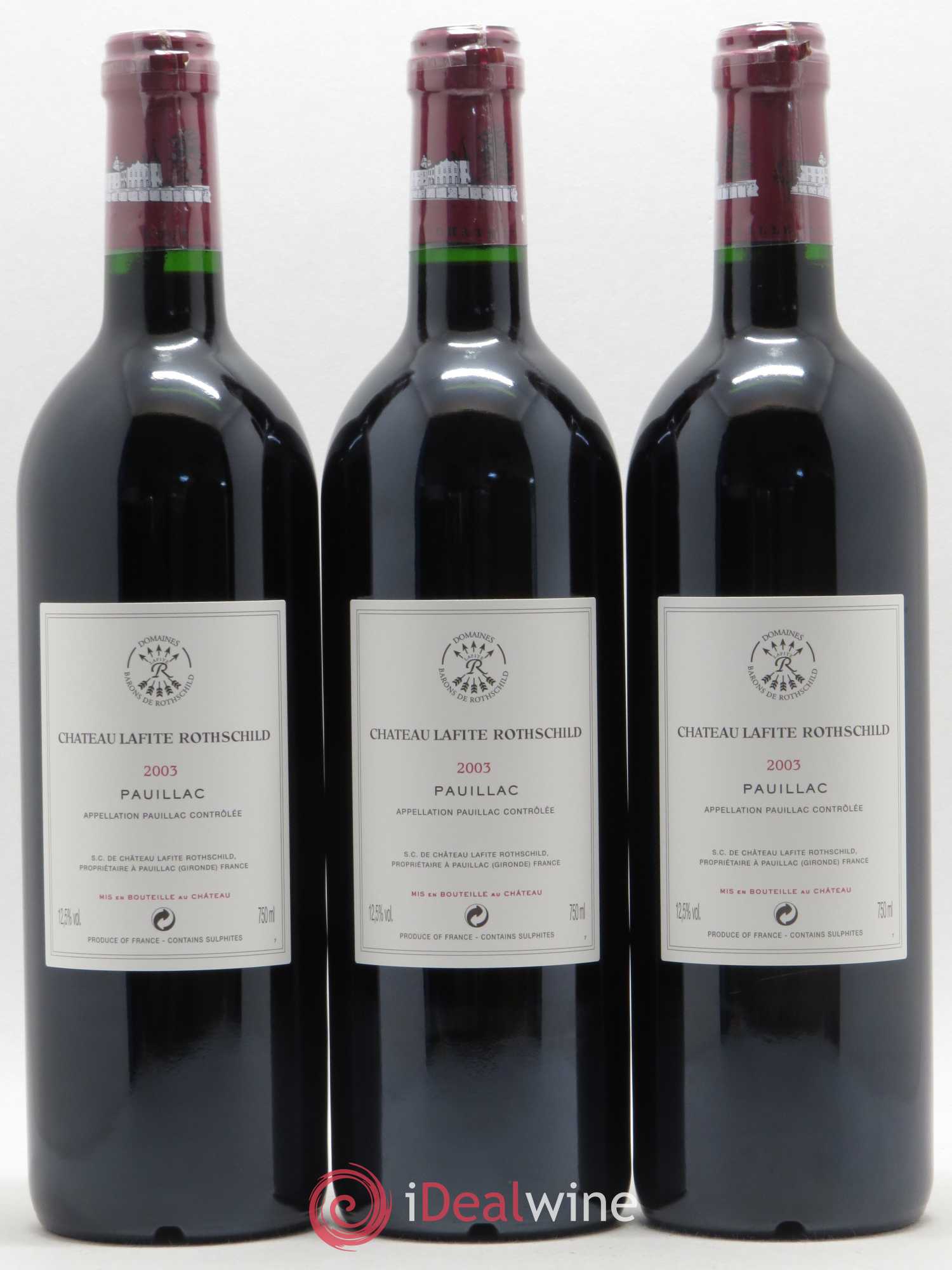 Château Lafite Rothschild 1er Grand Cru Classé 2003 - Lot de 12 bouteilles - 4