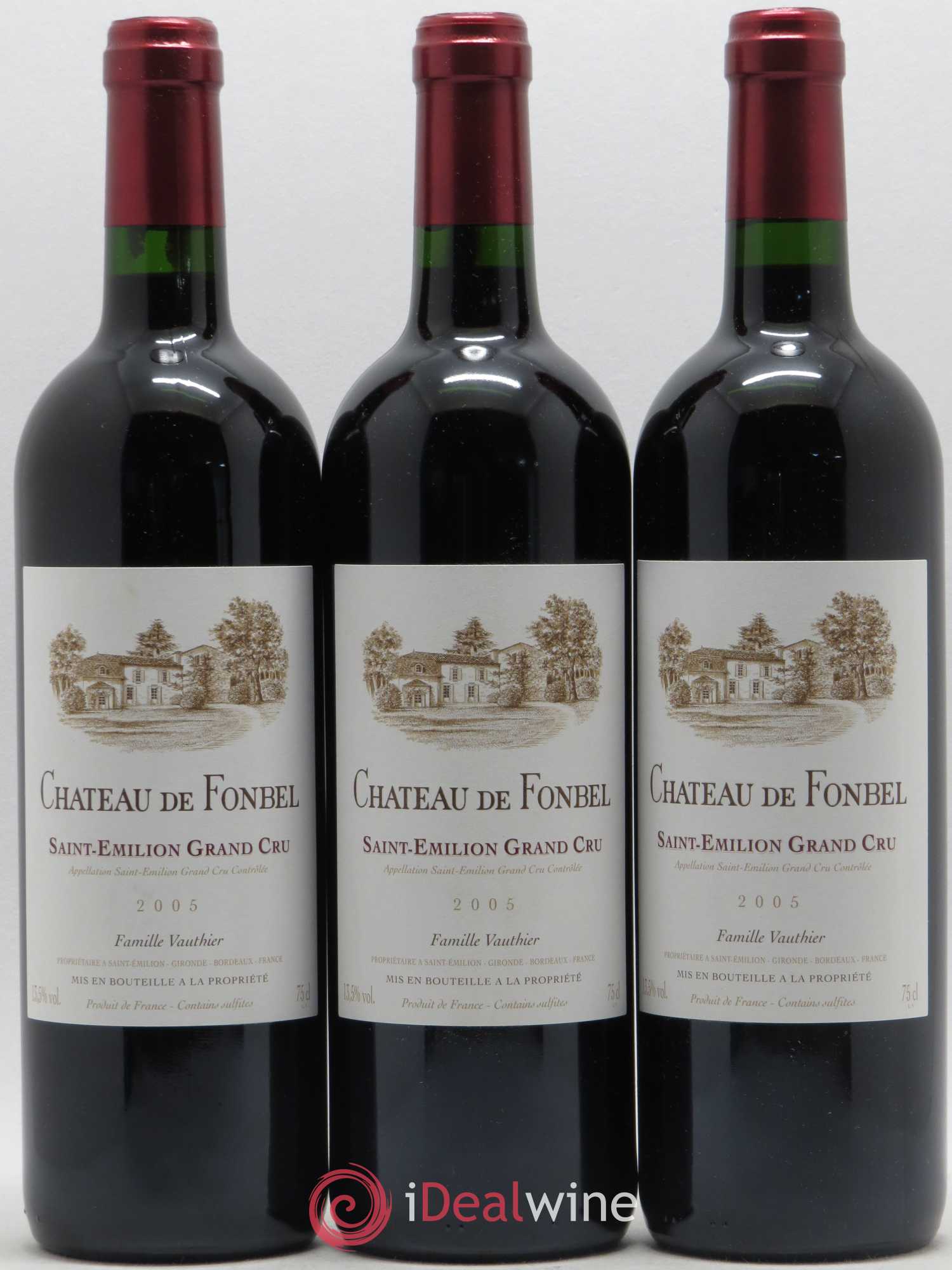 Château de Fonbel 2005 - Lot de 3 bouteilles - 0