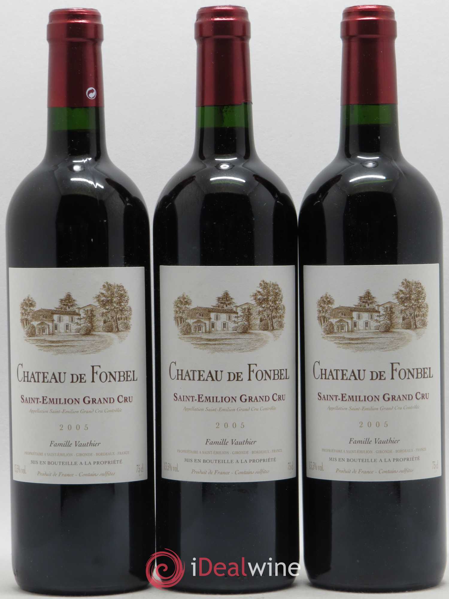 Château de Fonbel 2005 - Lot de 3 bouteilles - 0