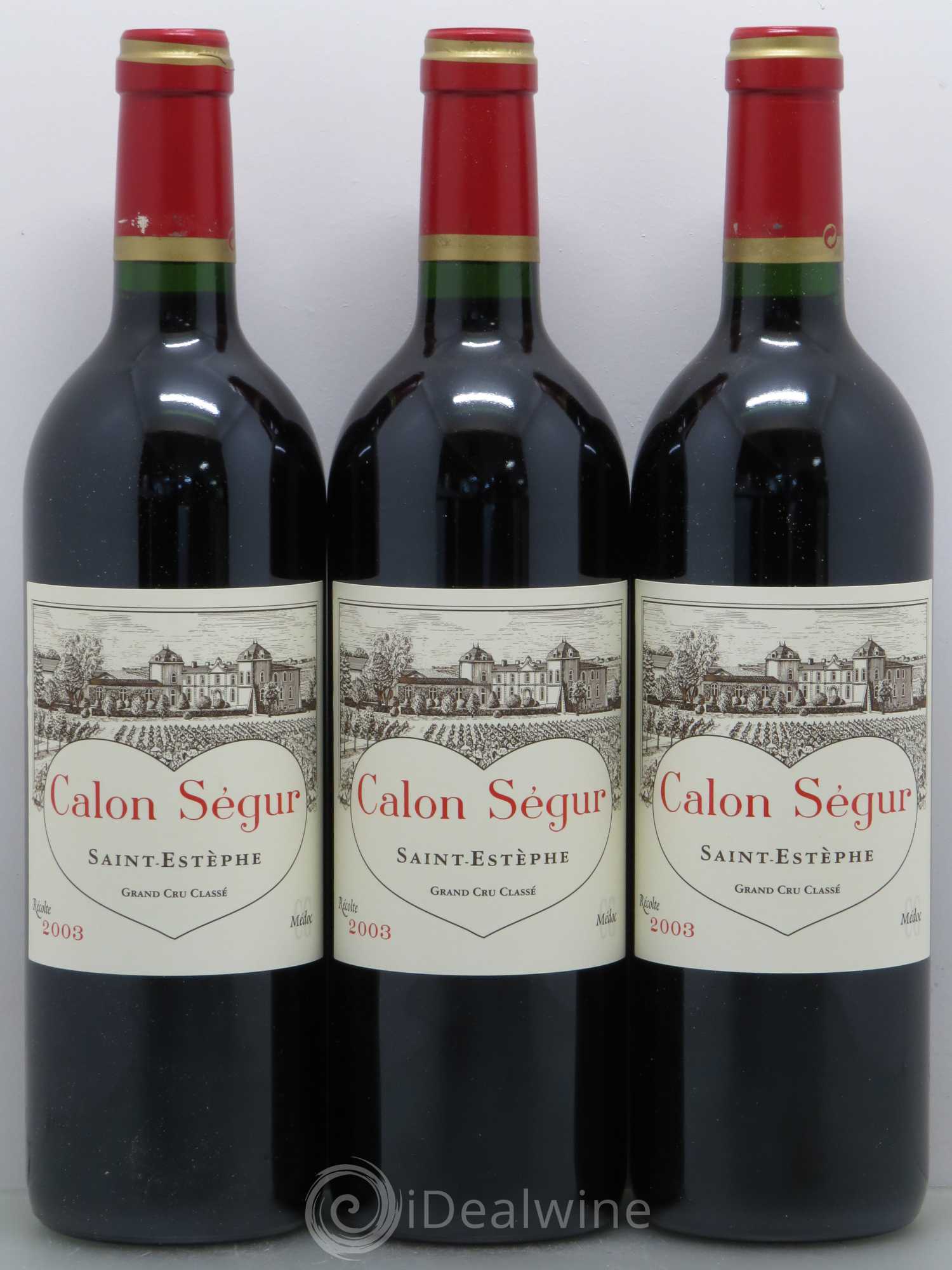 Château Calon Ségur 3ème Grand Cru Classé 2003 - Lot de 6 bouteilles - 2