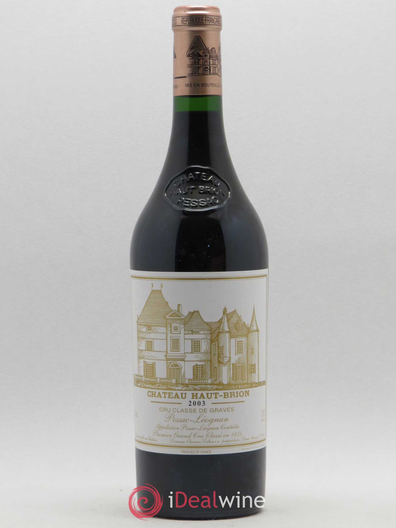 Château Haut Brion 1er Grand Cru Classé 2003 - Lot de 1 bouteille - 0