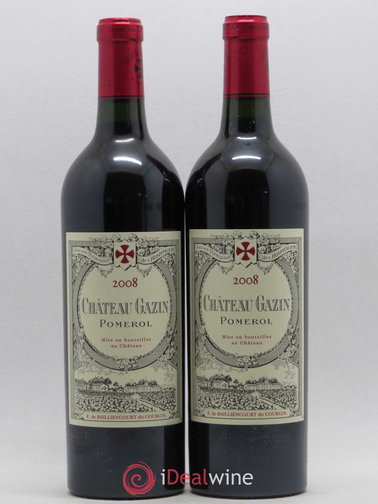Château Gazin 2008 - Lot de 2 bouteilles - 0