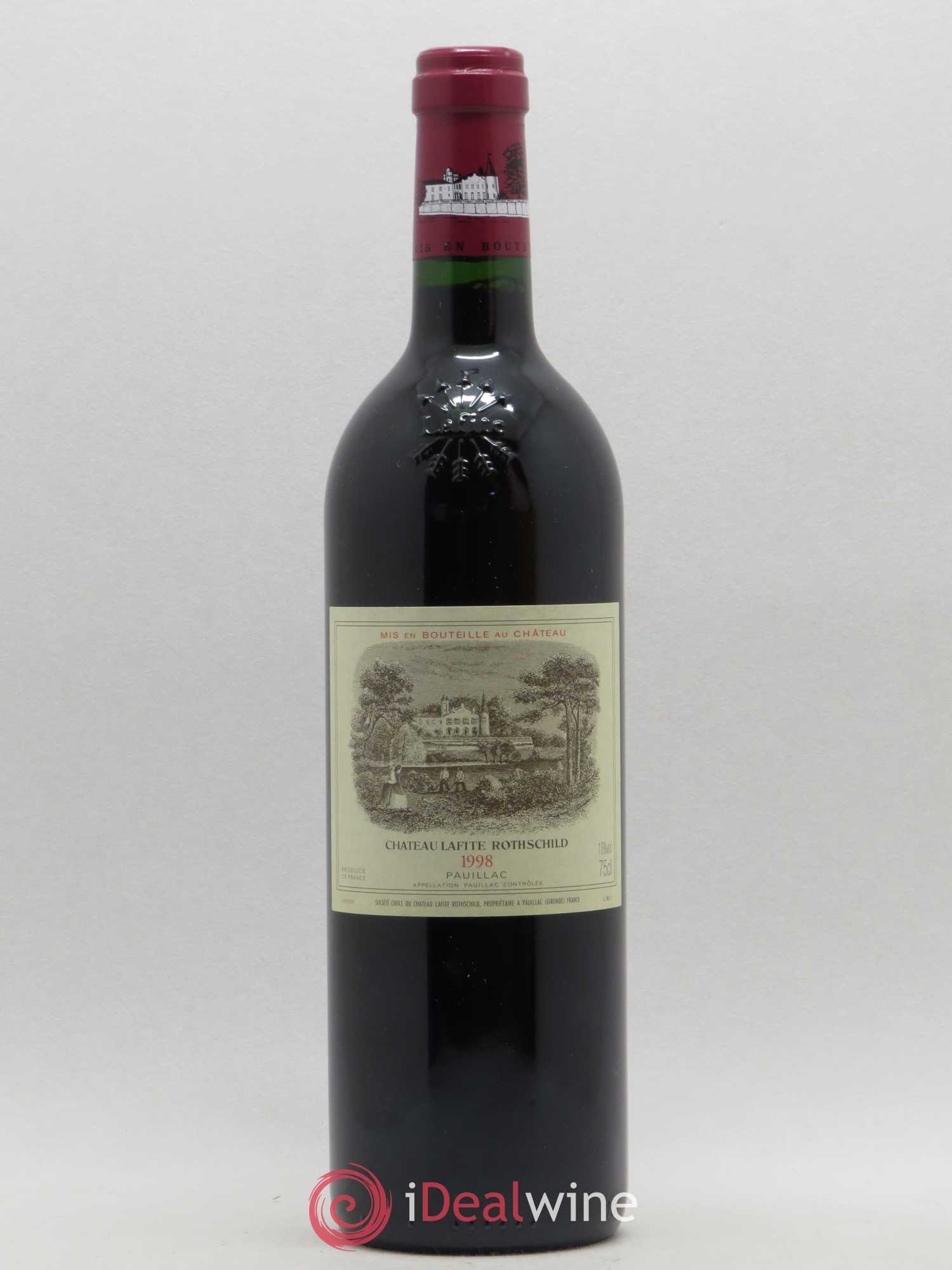 Château Lafite Rothschild 1er Grand Cru Classé 1998 - Lot de 1 bouteille - 0