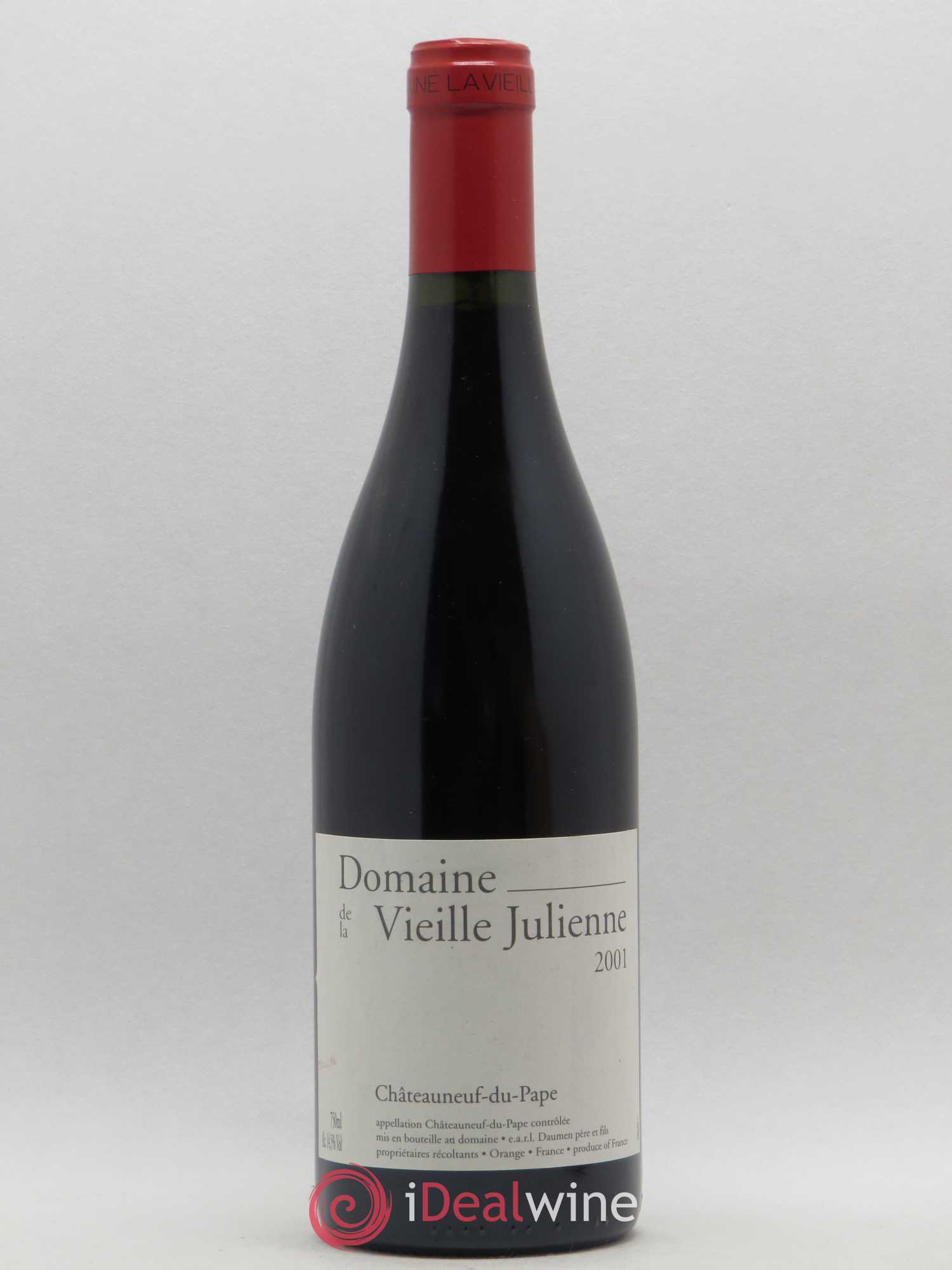 Châteauneuf-du-Pape Vieille Julienne (Domaine de la) Jean-Paul Daumen 2001 - Lot de 1 bouteille - 0