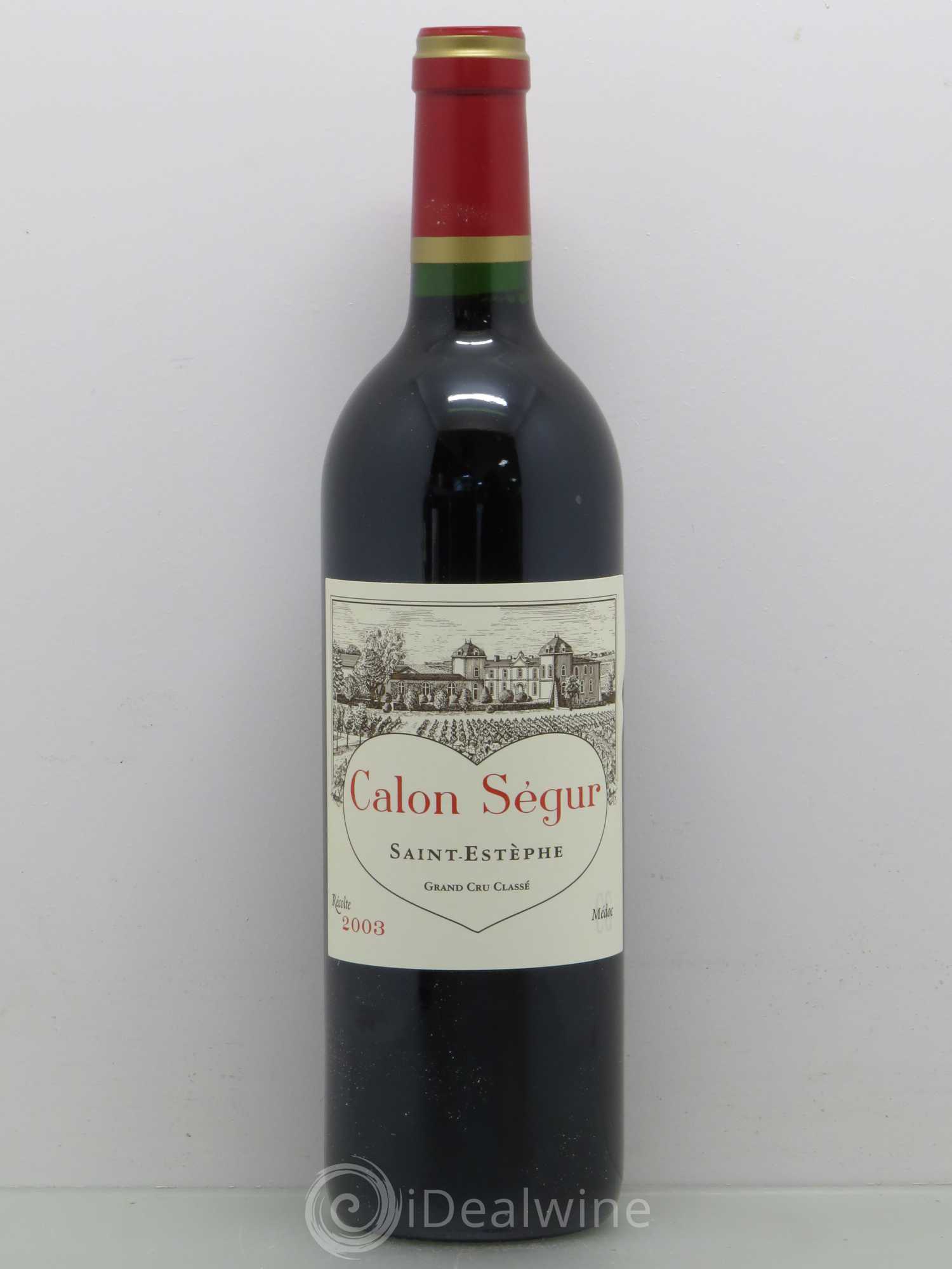 Château Calon Ségur 3ème Grand Cru Classé 2003 - Lot de 1 bouteille - 0