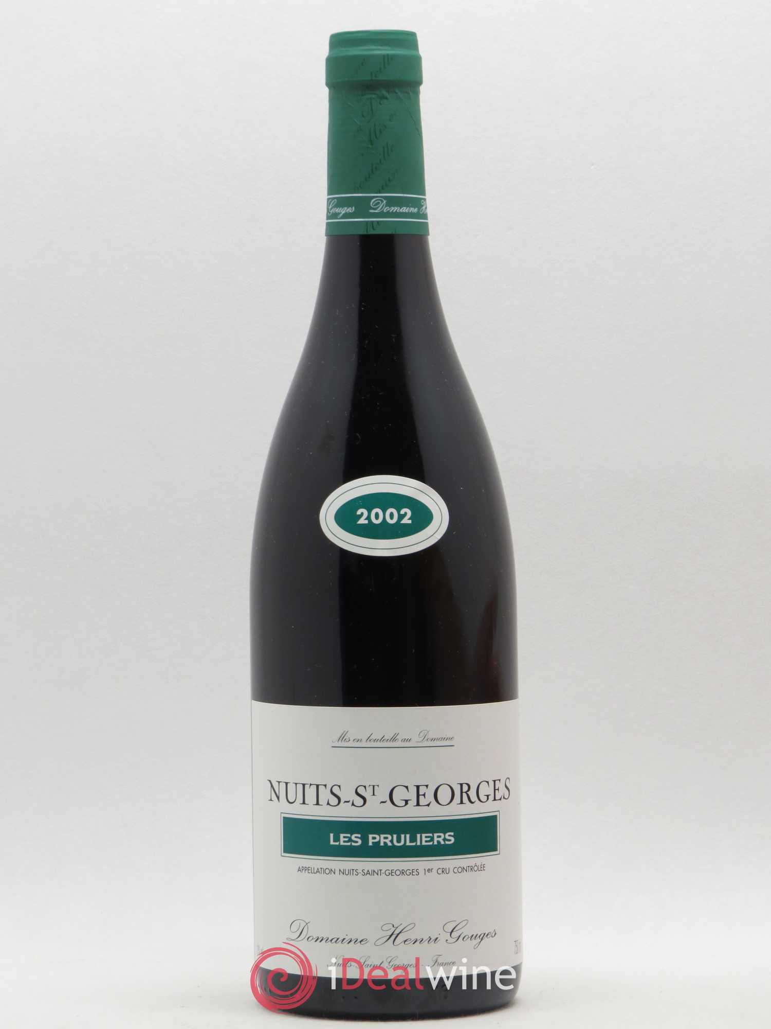 Nuits-Saint-Georges 1er Cru Les Pruliers Henri Gouges 2002 - Lot de 1 bouteille - 0