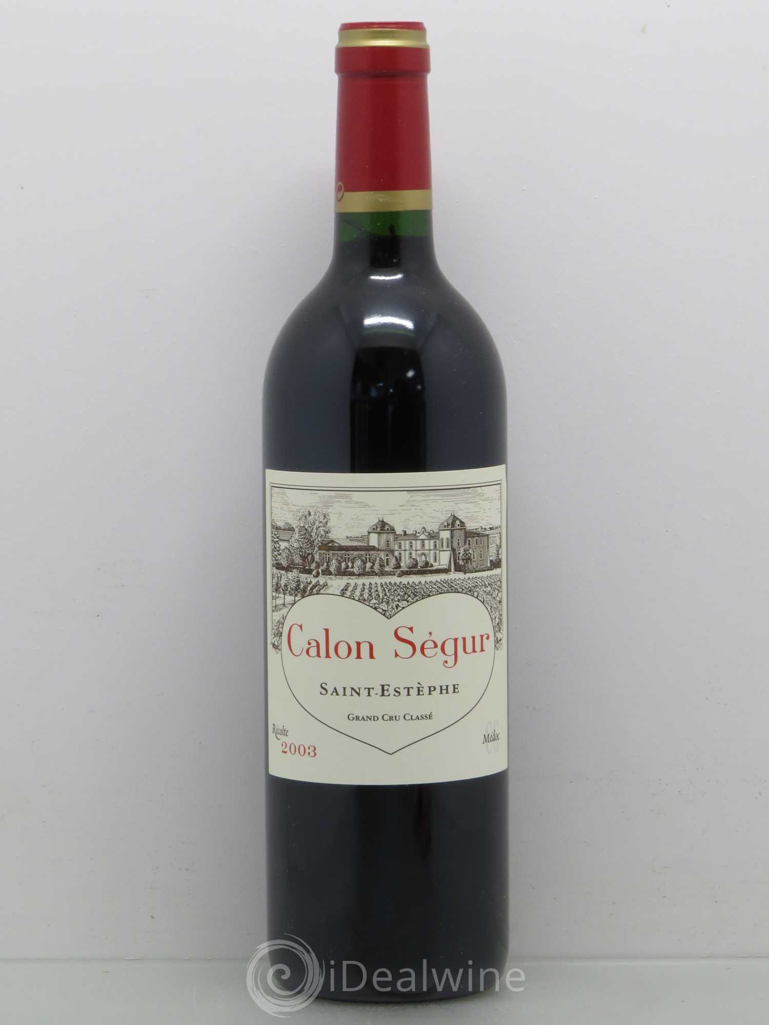 Château Calon Ségur 3ème Grand Cru Classé 2003 - Lot de 1 bouteille - 0