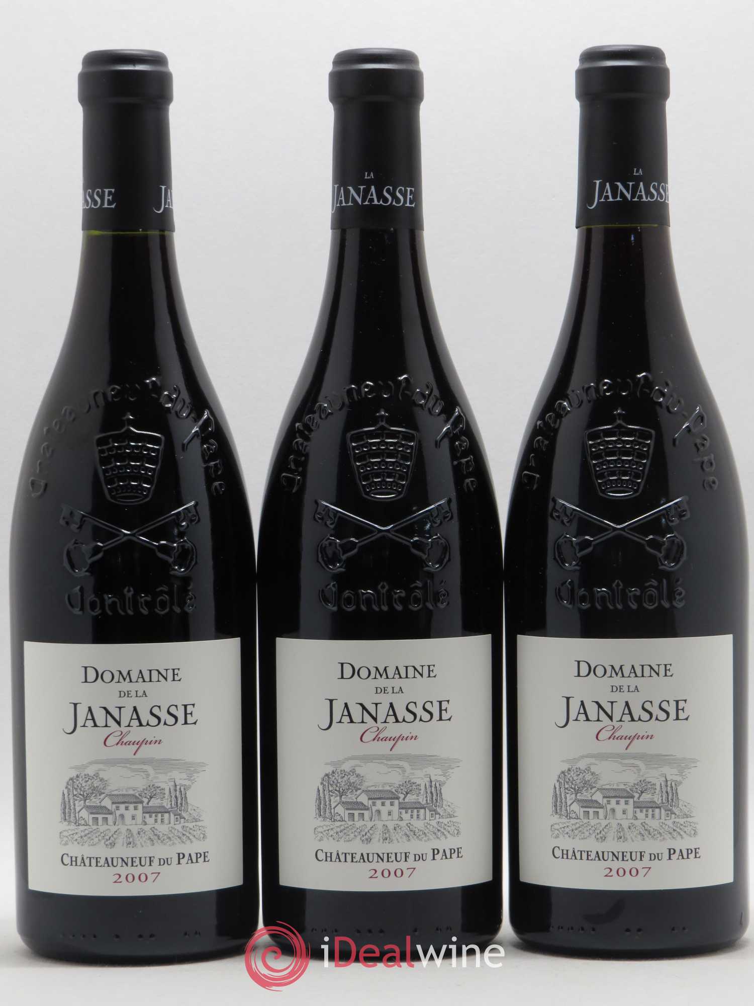 Châteauneuf-du-Pape Cuvée Chaupin La Janasse (Domaine de) 2007 - Lot de 3 bouteilles - 0