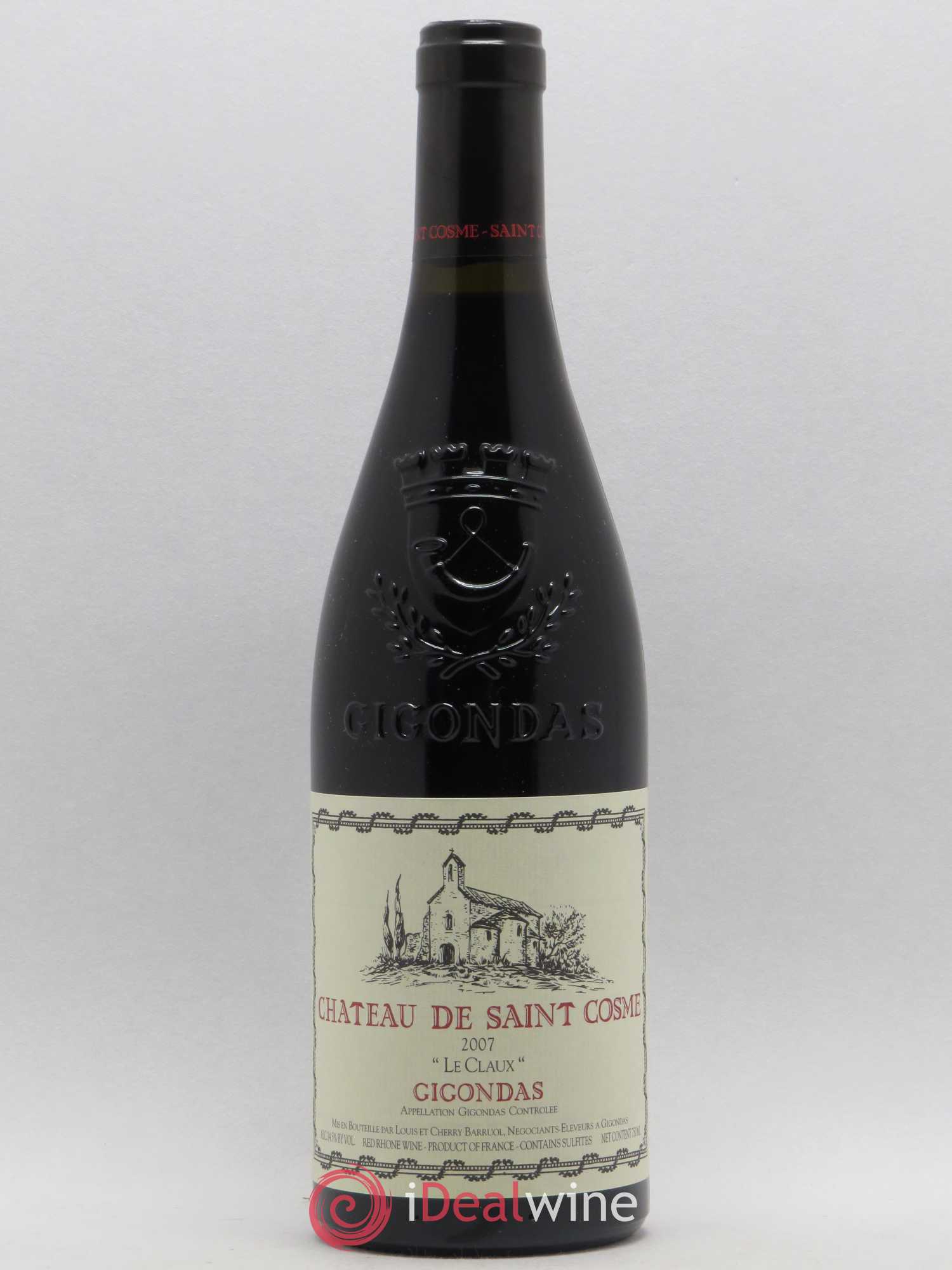 Gigondas Le Claux Saint Cosme 2007 - Lot de 1 bouteille - 0